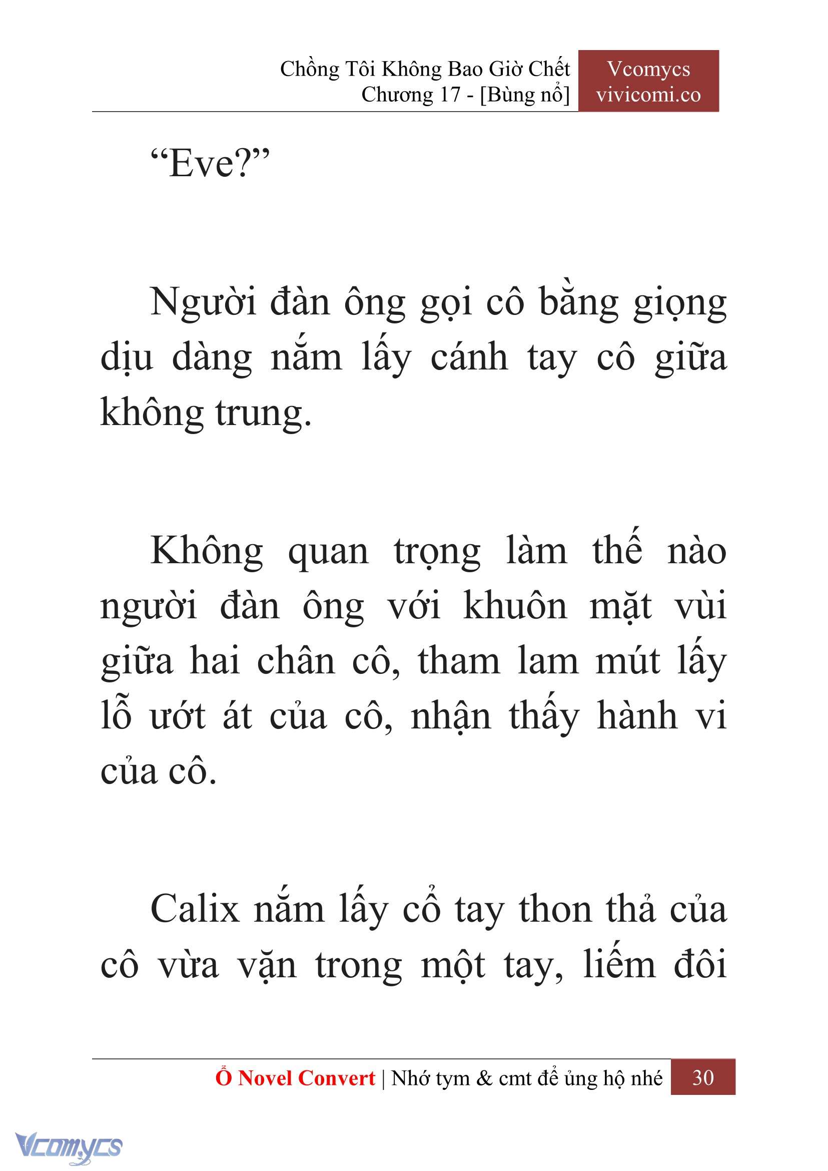 [Novel] Chồng Tôi Không Bao Giờ Chết Chap 17 - Trang 2