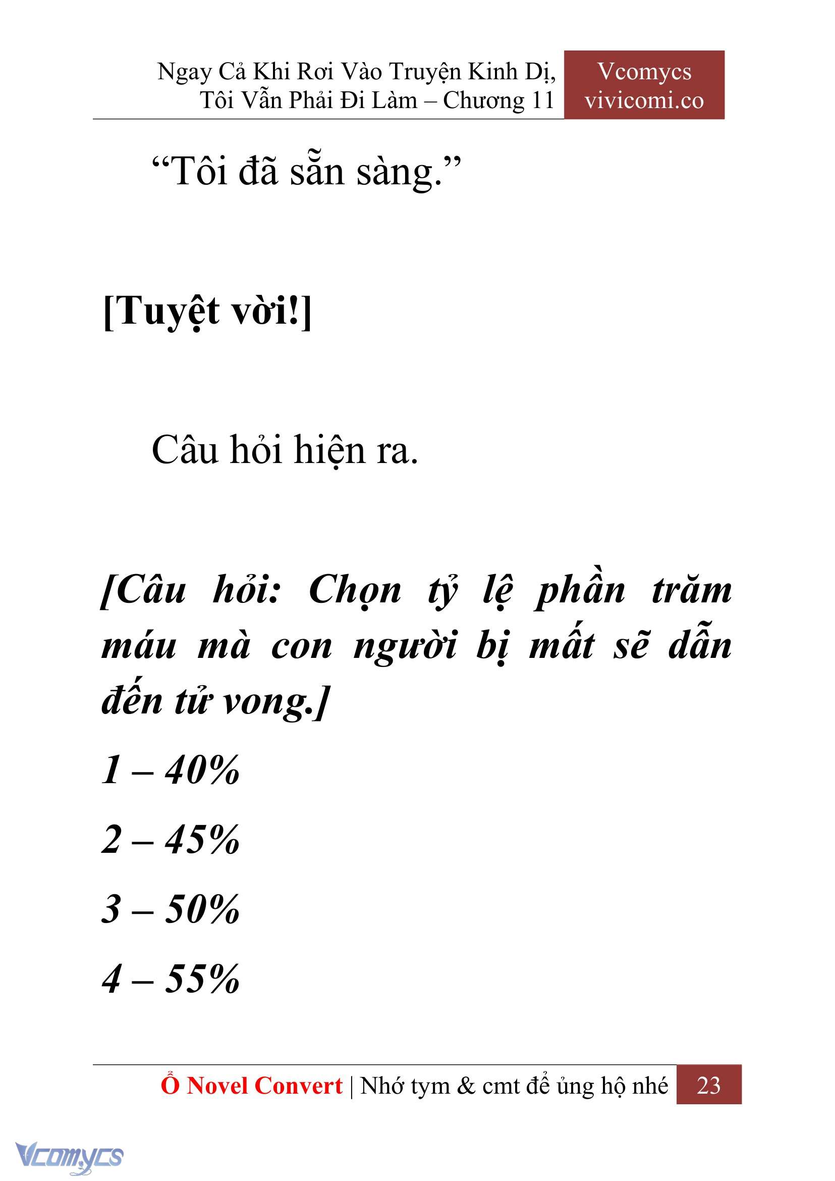 [Novel] Ngay Cả Khi Rơi Vào Truyện Kinh Dị, Tôi Vẫn Phải Đi Làm Chap 11 - Next Chap 12