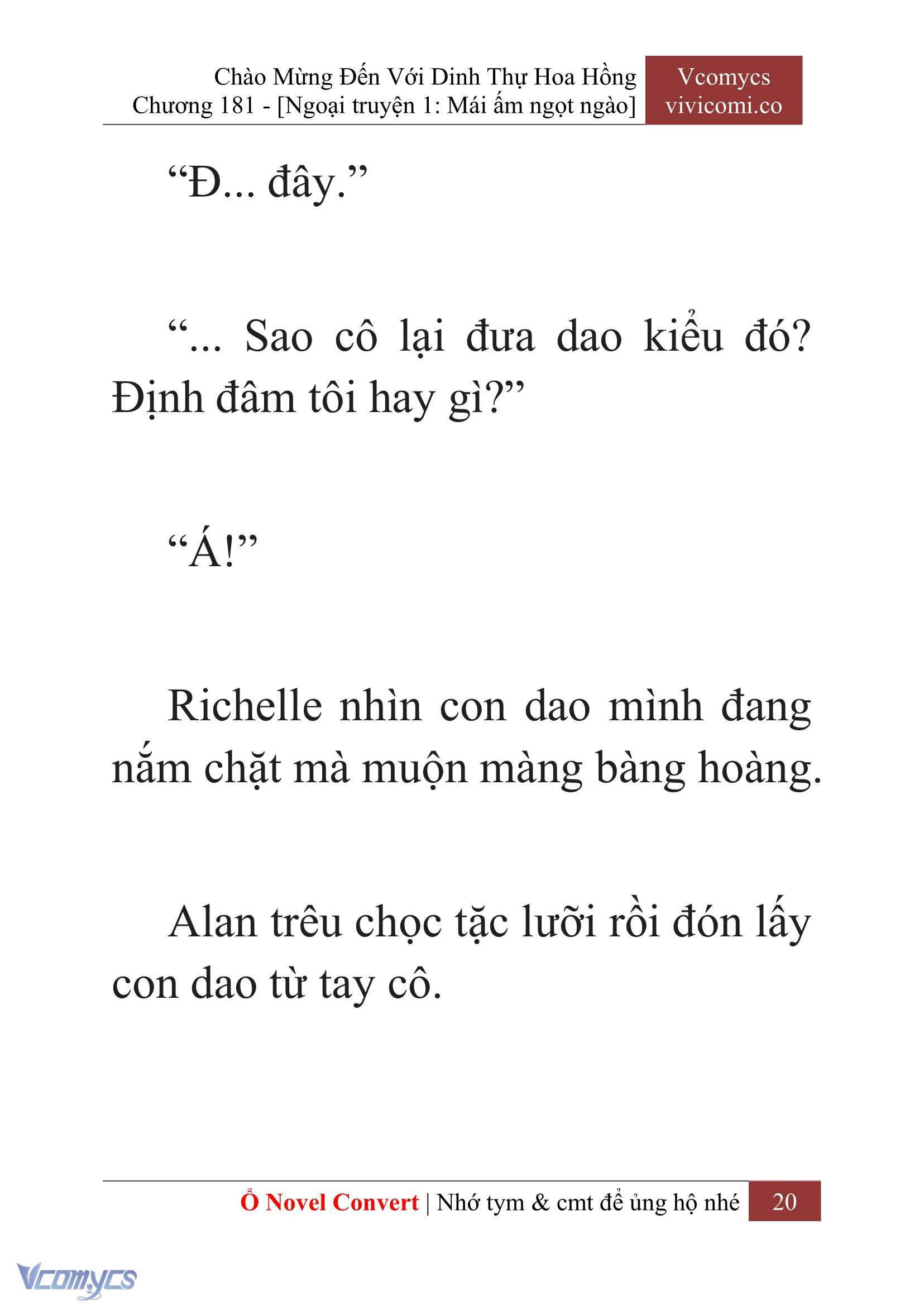 [Novel] Chào Mừng Đến Với Dinh Thự Hoa Hồng Chap 181 - Trang 2