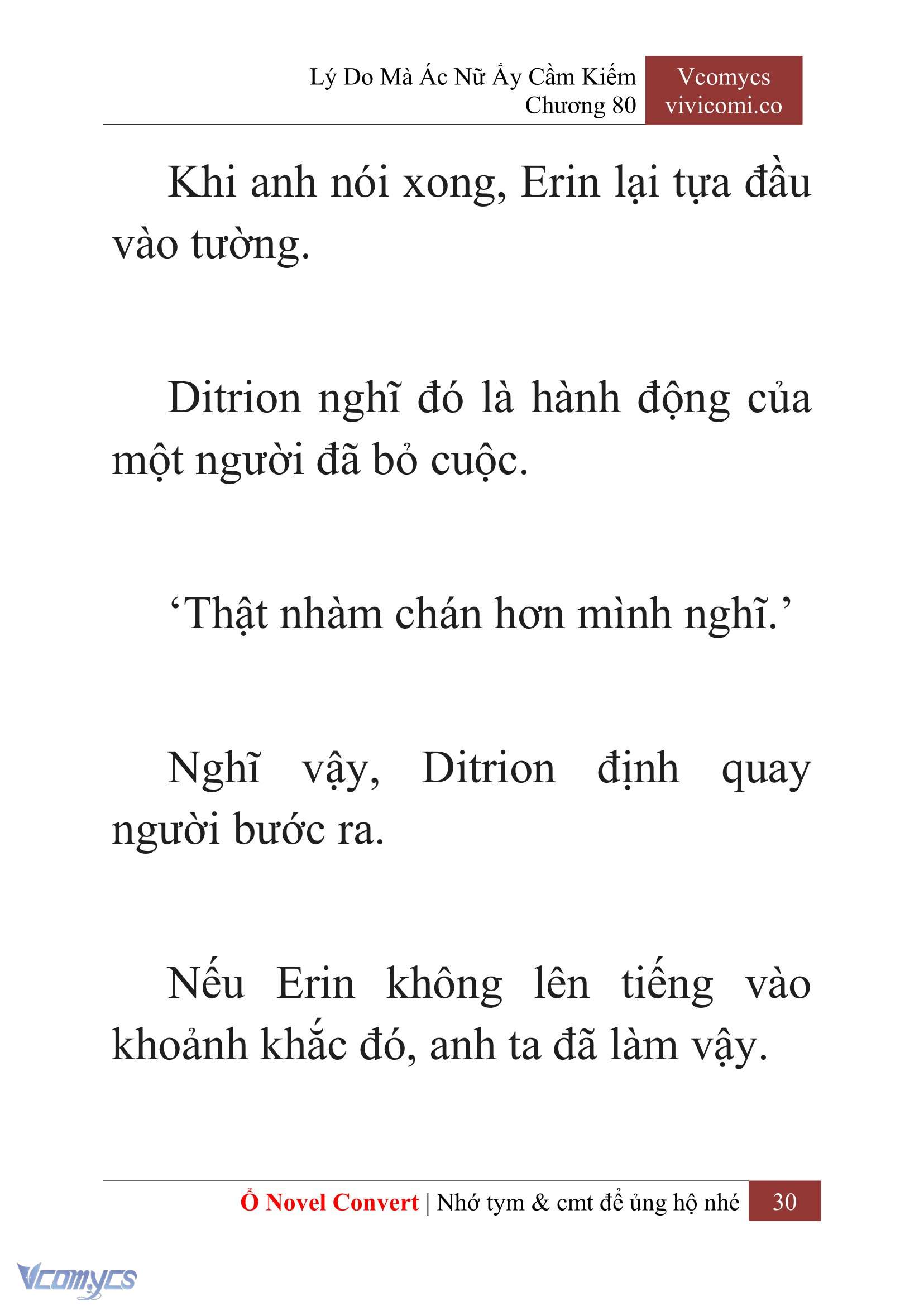 [Novel] Lý Do Mà Ác Nữ Ấy Cầm Kiếm Chap 80 - Next Chap 81