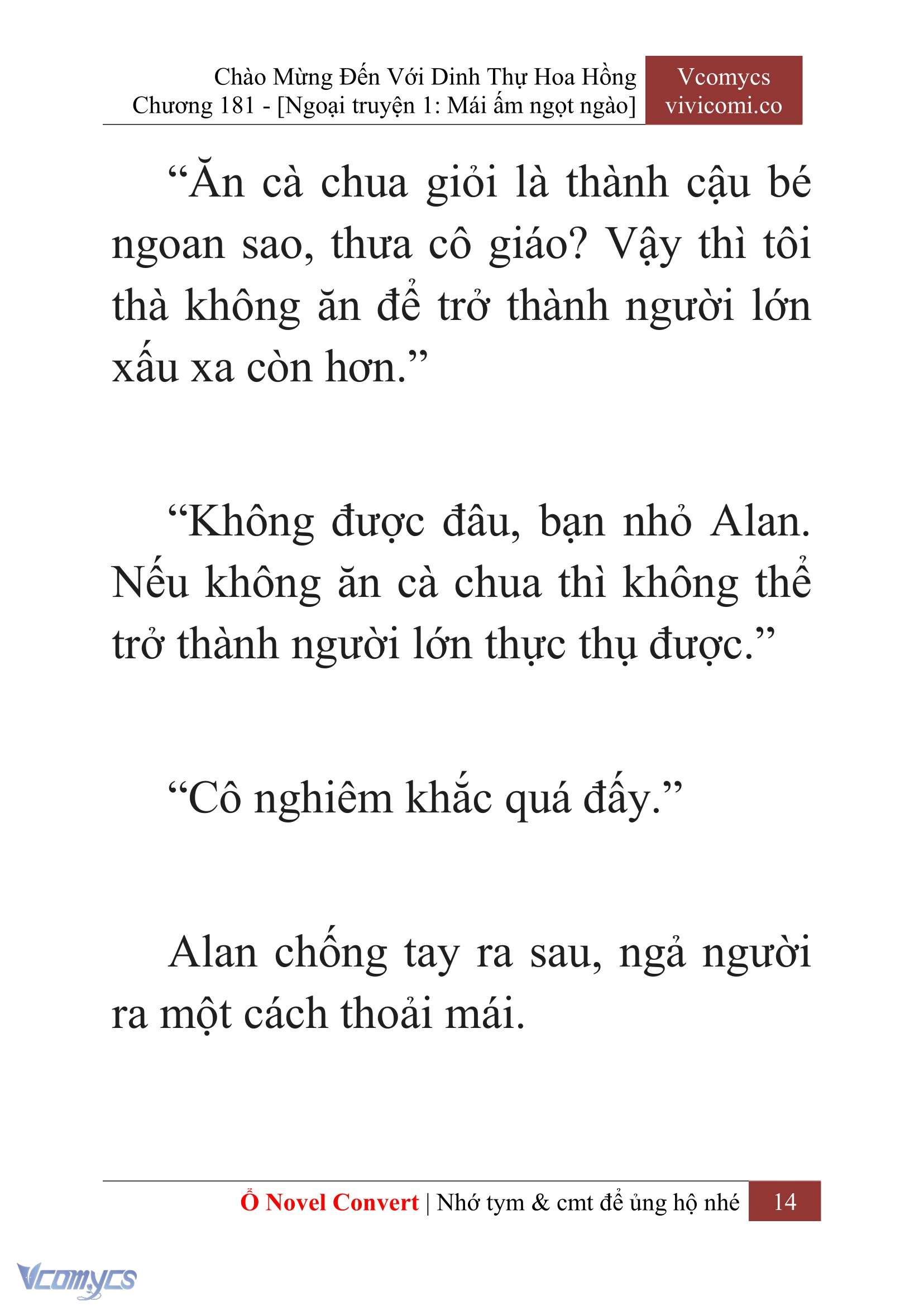 [Novel] Chào Mừng Đến Với Dinh Thự Hoa Hồng Chap 181 - Trang 2