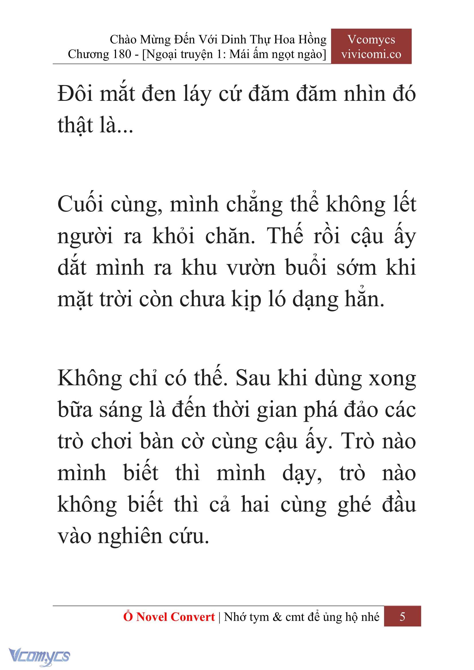 [Novel] Chào Mừng Đến Với Dinh Thự Hoa Hồng Chap 180 - Trang 2