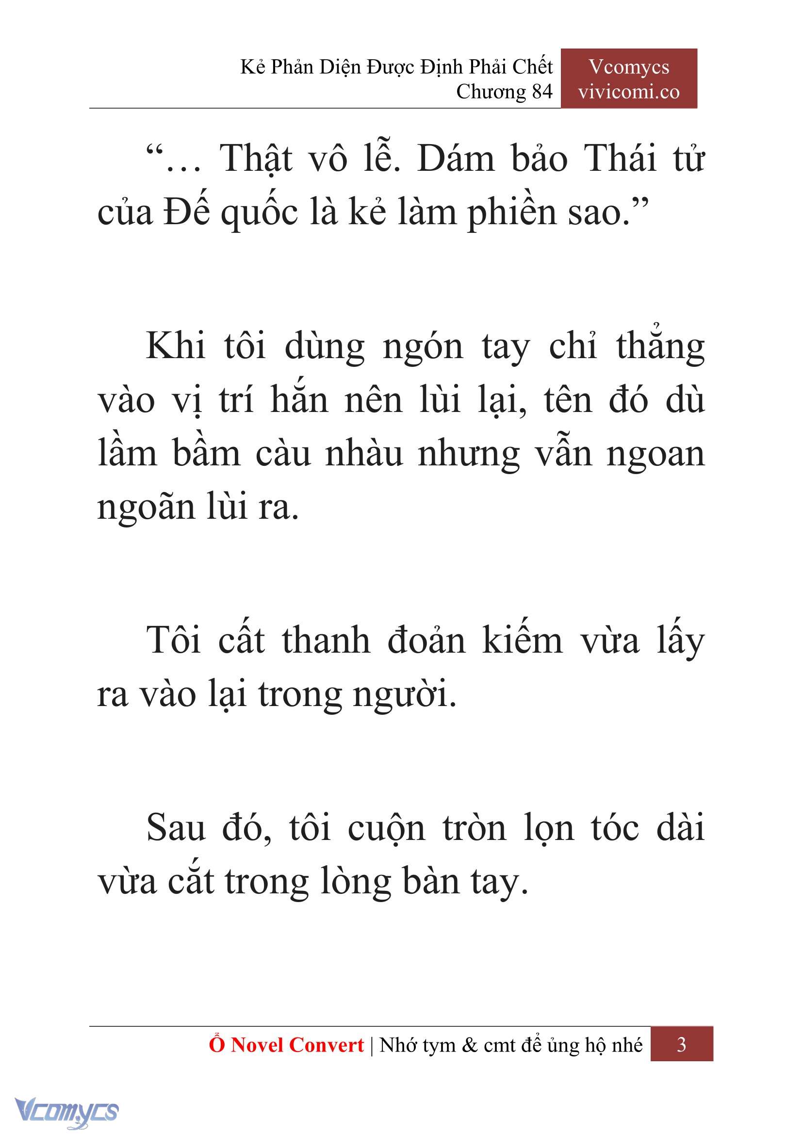 [Novel] Kẻ Phản Diện Được Định Phải Chết Chap 84 - Next 