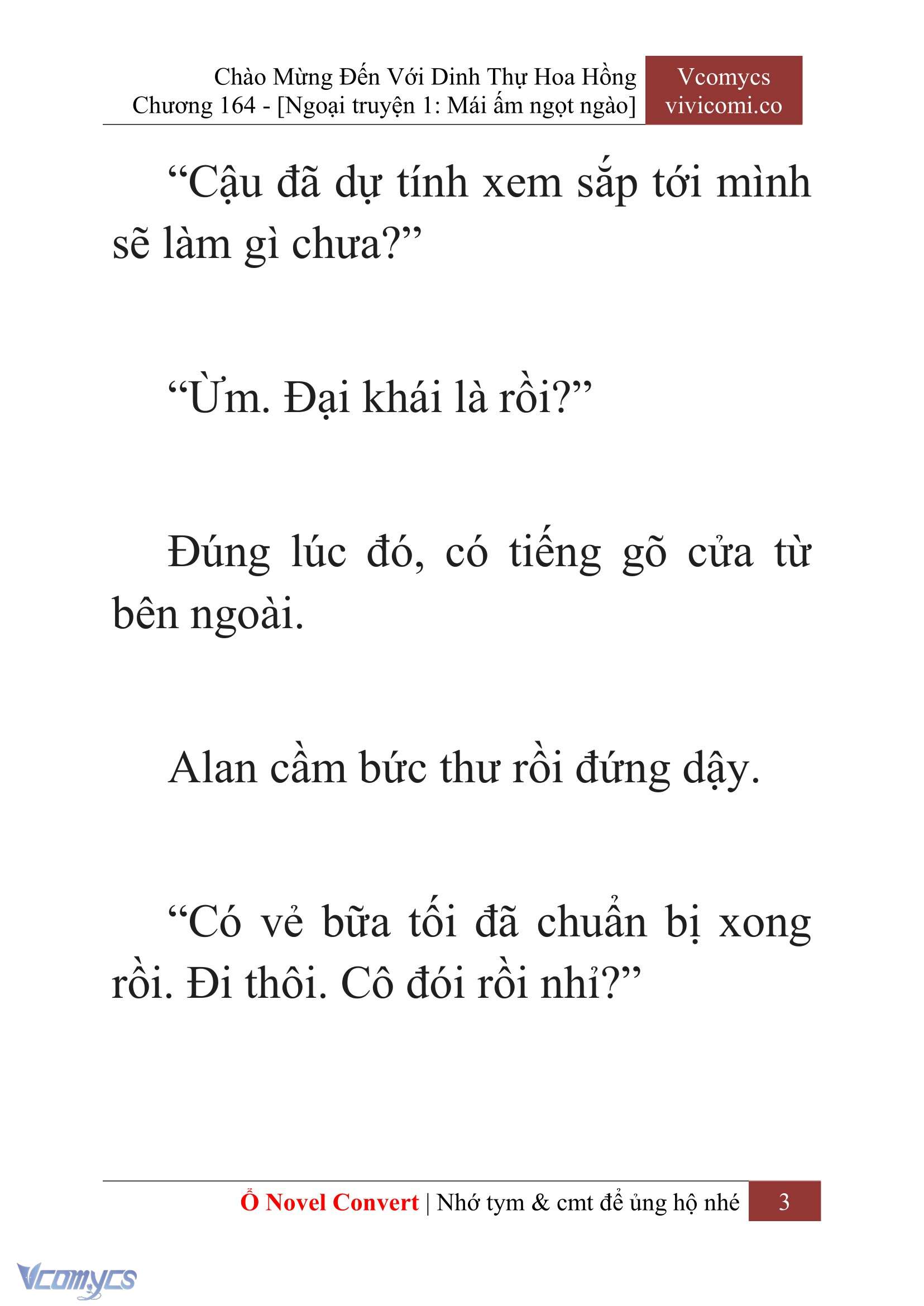 [Novel] Chào Mừng Đến Với Dinh Thự Hoa Hồng Chap 164 - Trang 2