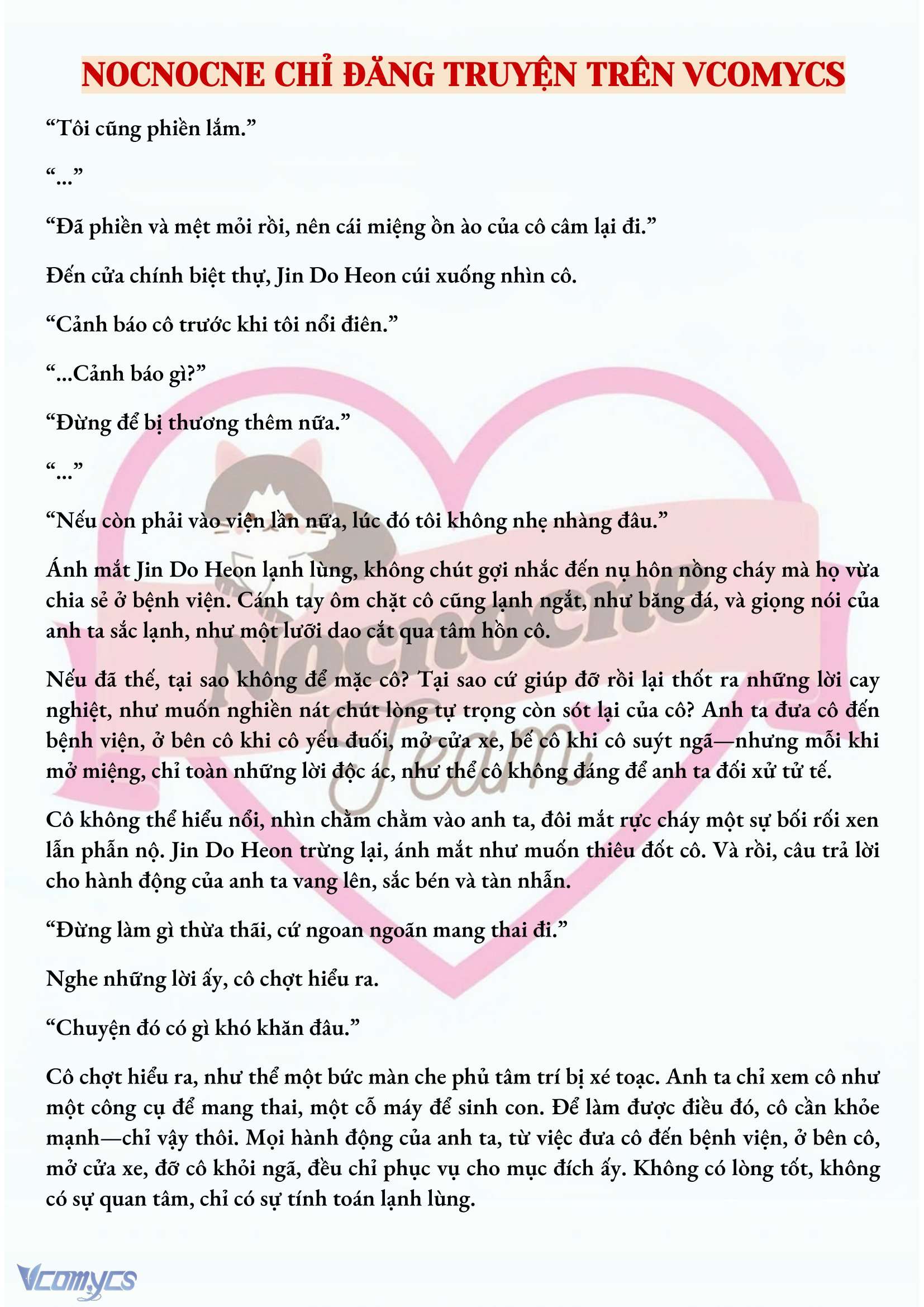 [NOVEL] MANG THAI, CƯỠNG ĐOẠT Chap 19 - Next Chap 20