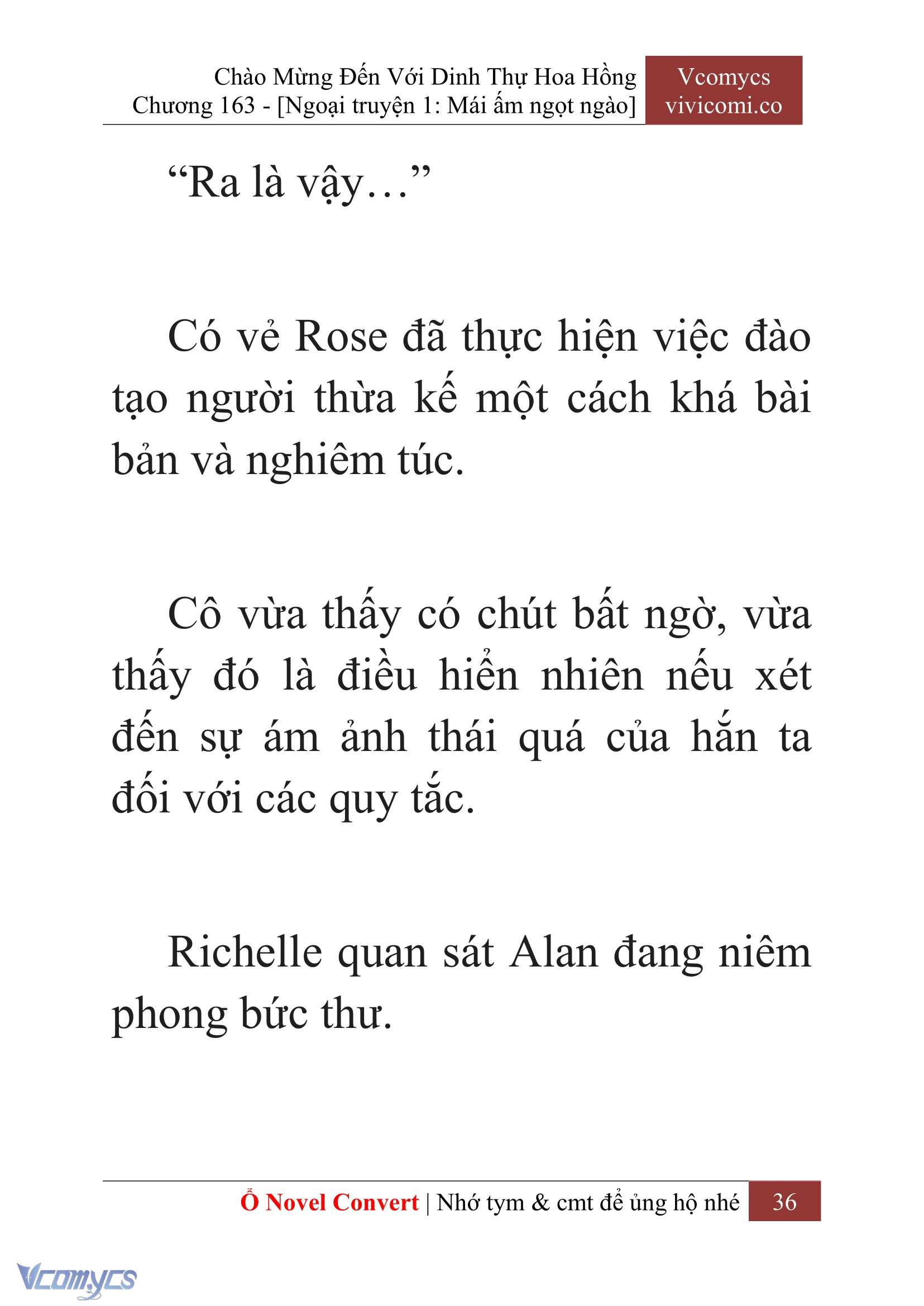 [Novel] Chào Mừng Đến Với Dinh Thự Hoa Hồng Chap 163 - Trang 2