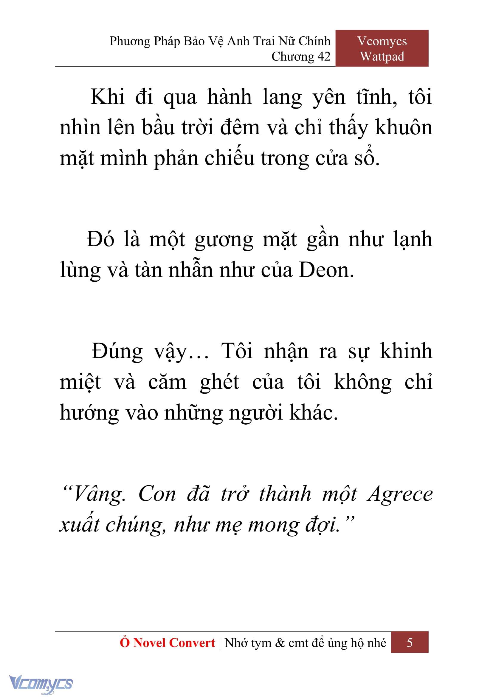 [Novel] Phương Pháp Bảo Vệ Anh Trai Nữ Chính Chap 42 - Next Chap 43