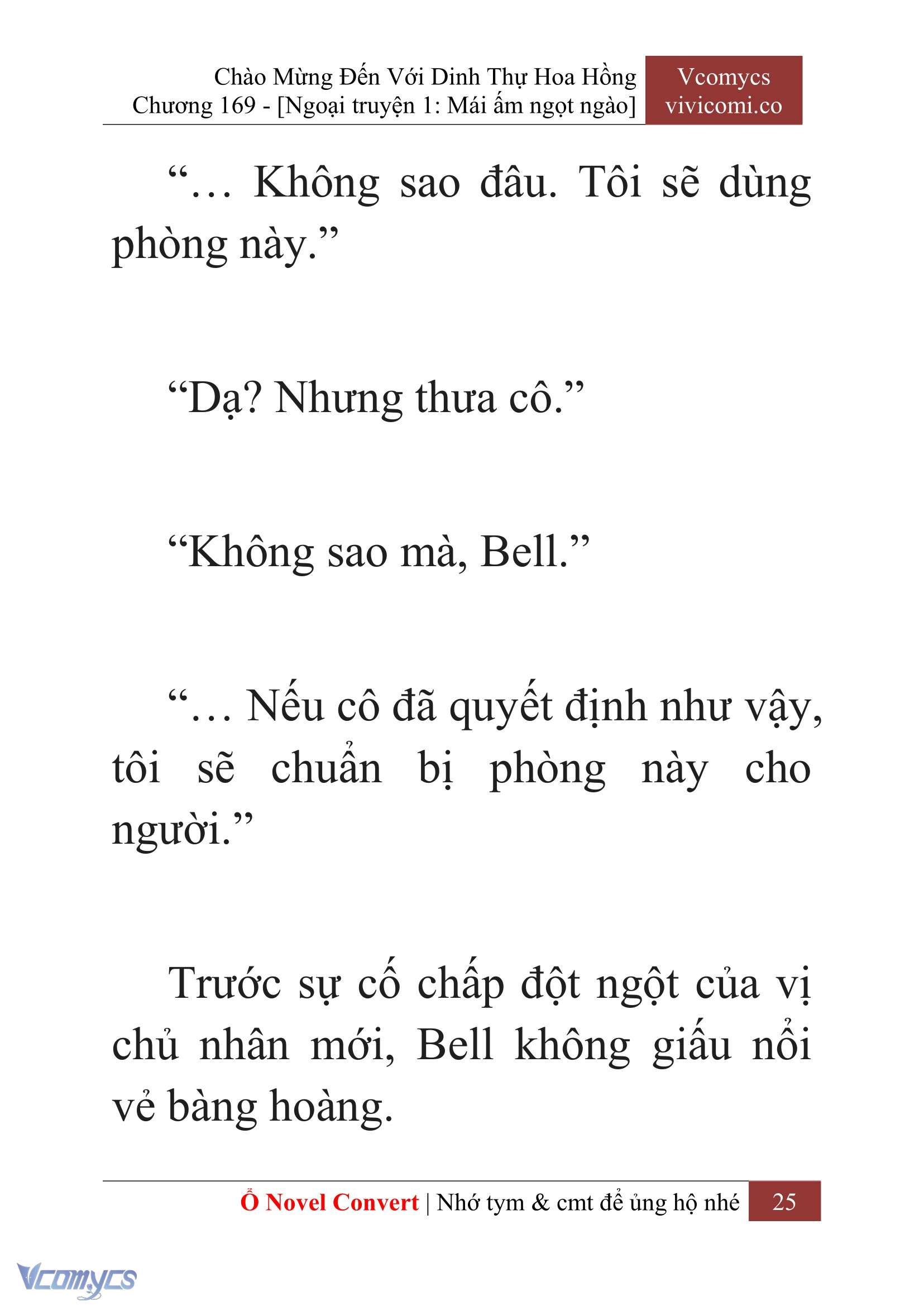 [Novel] Chào Mừng Đến Với Dinh Thự Hoa Hồng Chap 169 - Trang 2