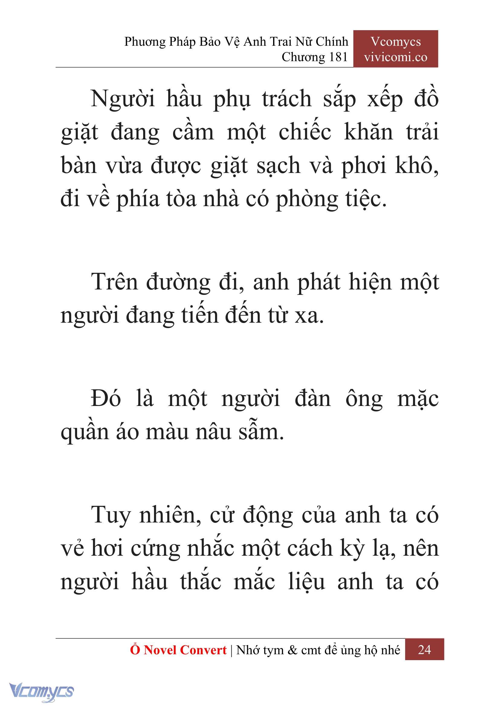 [Novel] Phương Pháp Bảo Vệ Anh Trai Nữ Chính Chap 181 - Next Chap 182