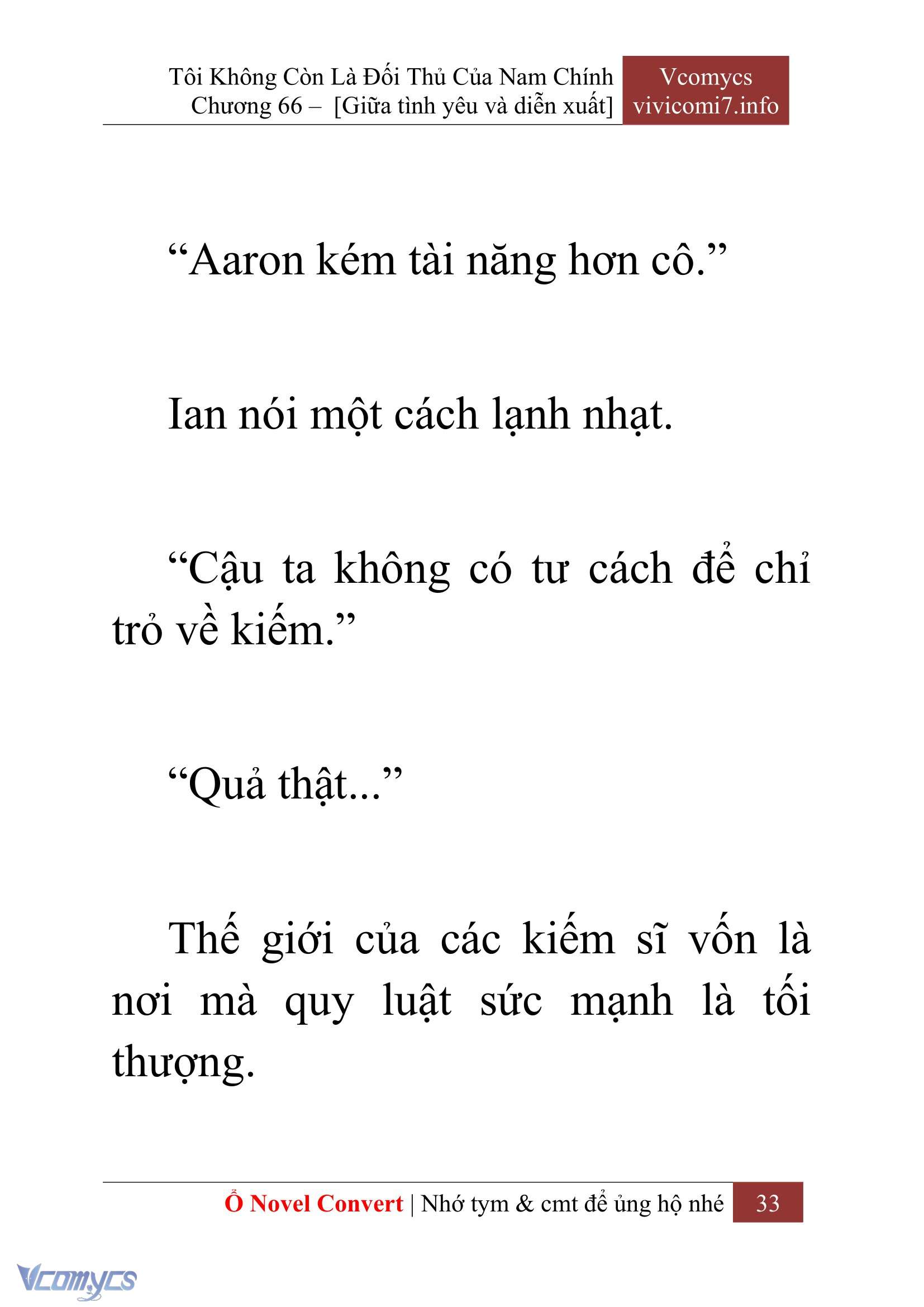 [Novel] Tôi Không Còn Là Đối Thủ Của Nam Chính Chap 66 - Trang 2