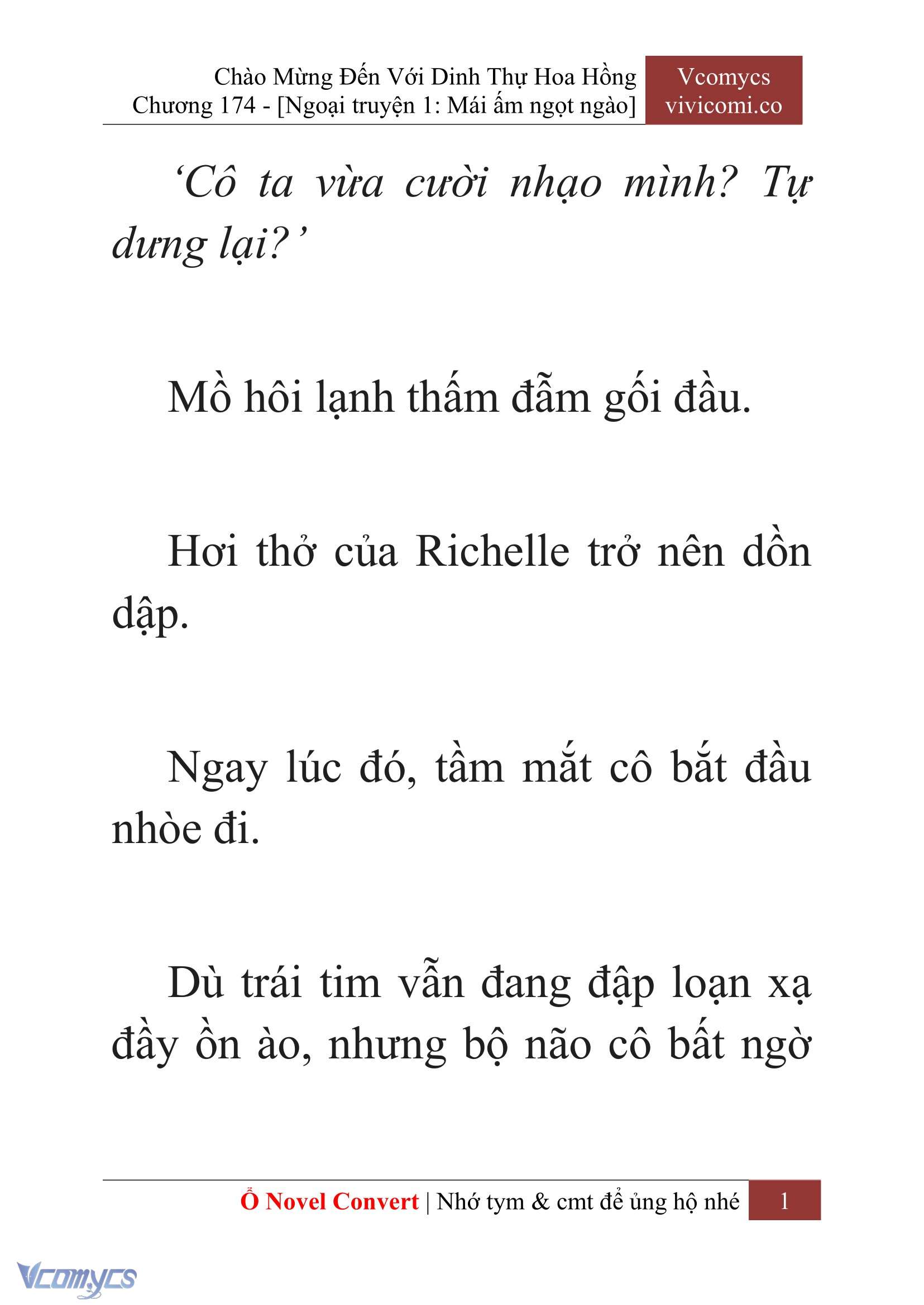[Novel] Chào Mừng Đến Với Dinh Thự Hoa Hồng Chap 174 - Trang 2