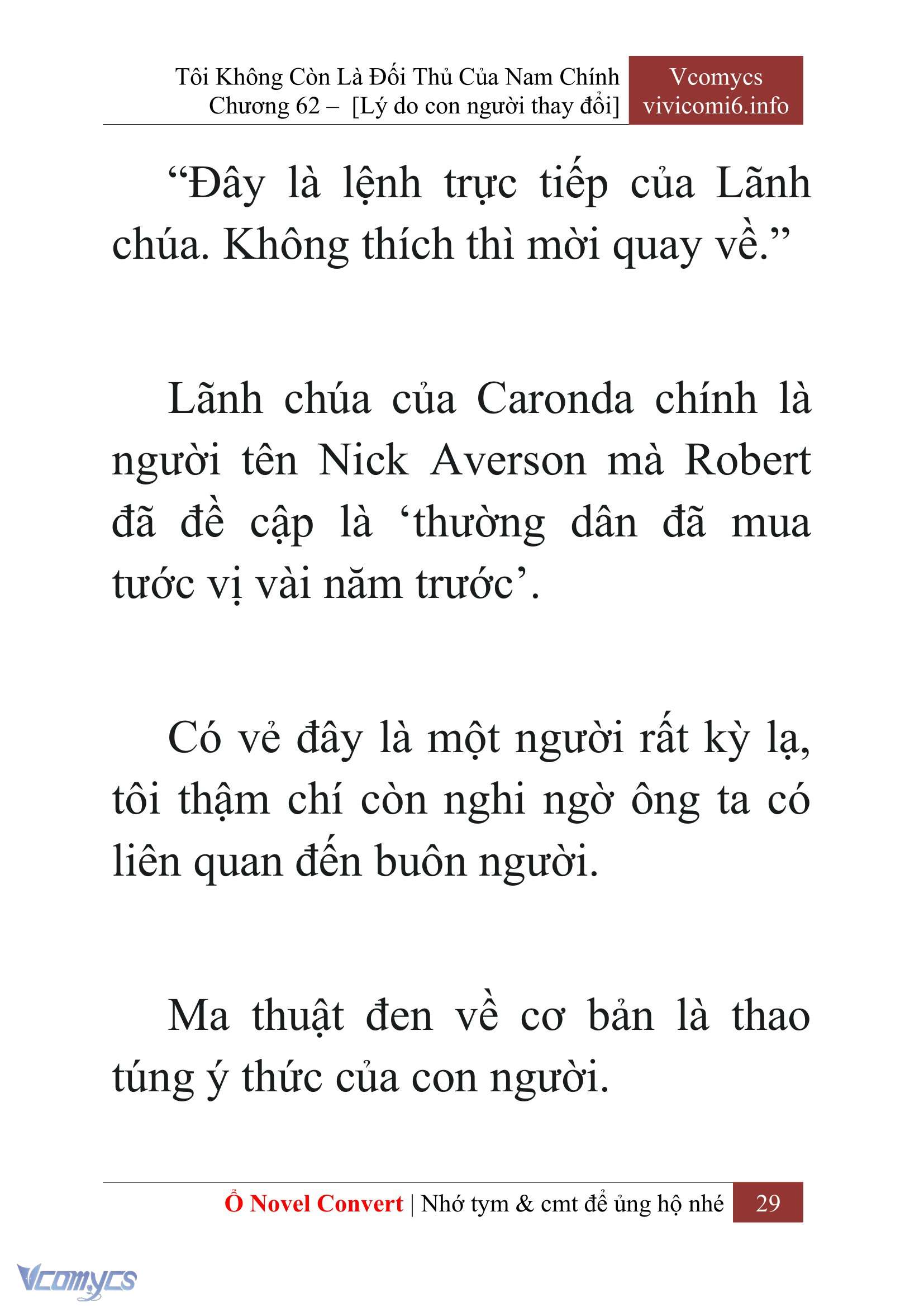 [Novel] Tôi Không Còn Là Đối Thủ Của Nam Chính Chap 62 - Trang 2