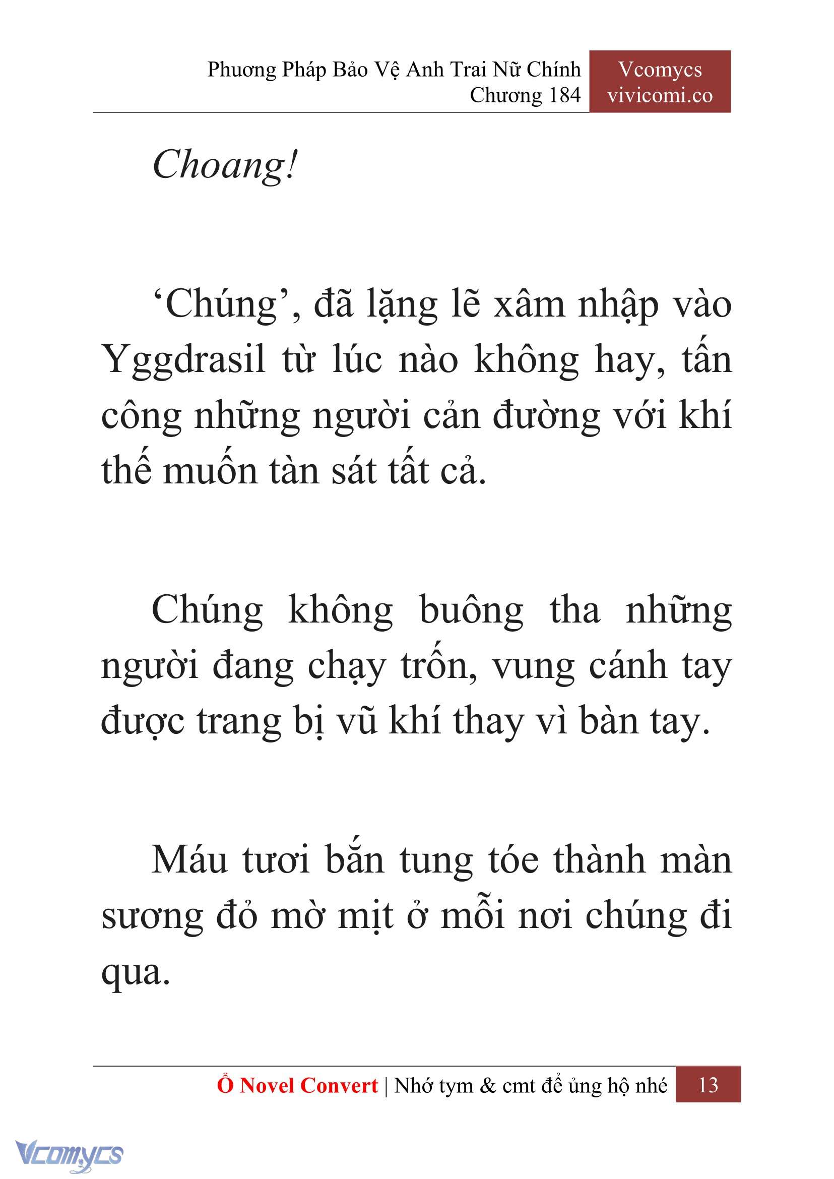 [Novel] Phương Pháp Bảo Vệ Anh Trai Nữ Chính Chap 184 - Trang 2