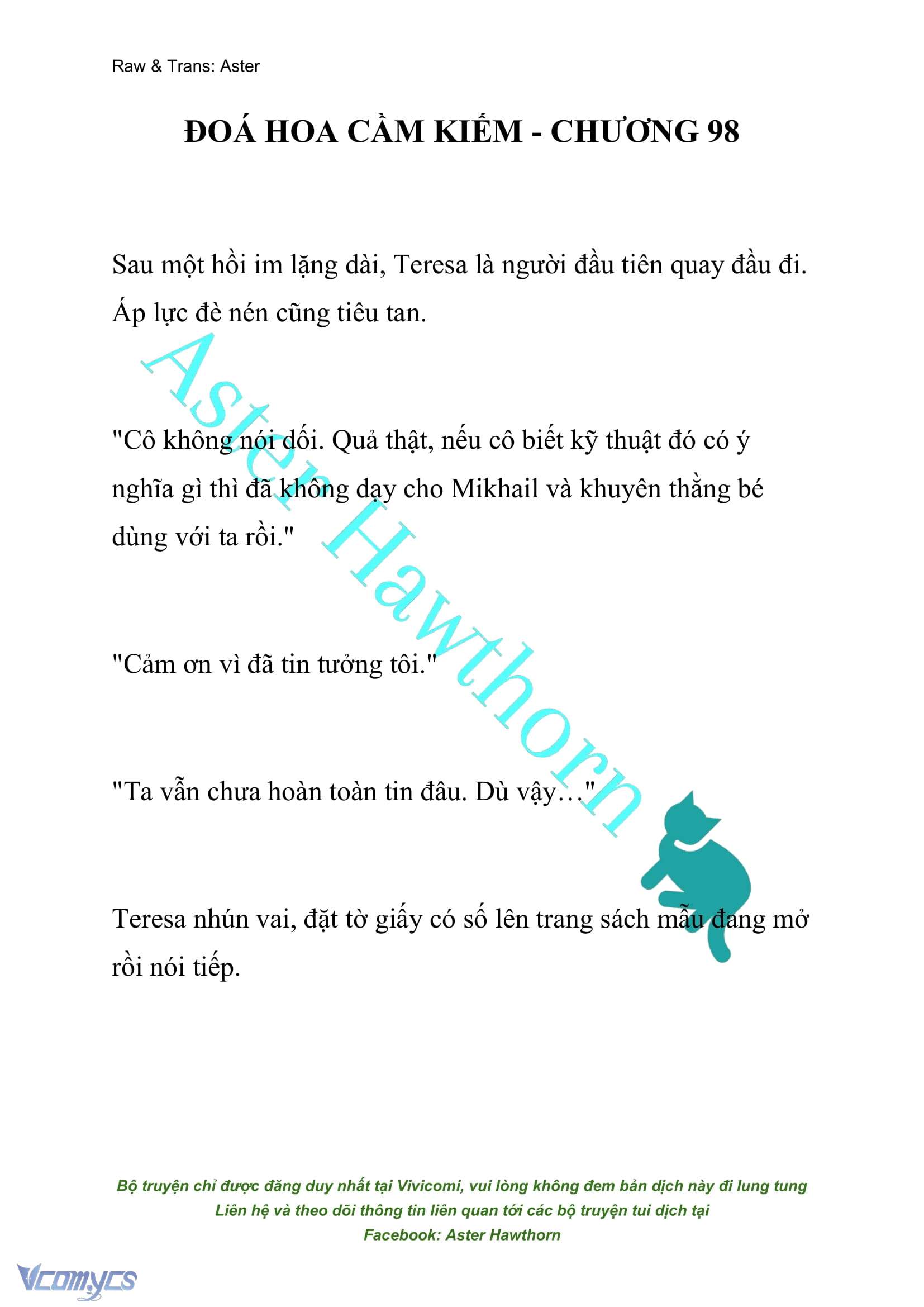 [NOVEL] Đóa Hoa Cầm Kiếm Chap 98 - Next Chap 99