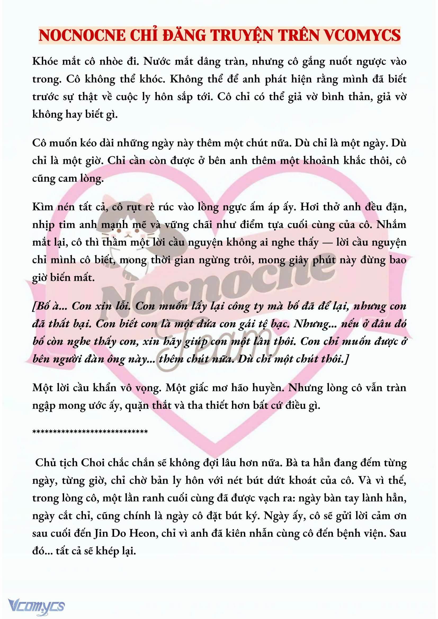 [NOVEL] MANG THAI, CƯỠNG ĐOẠT Chap 44 - Next Chap 45