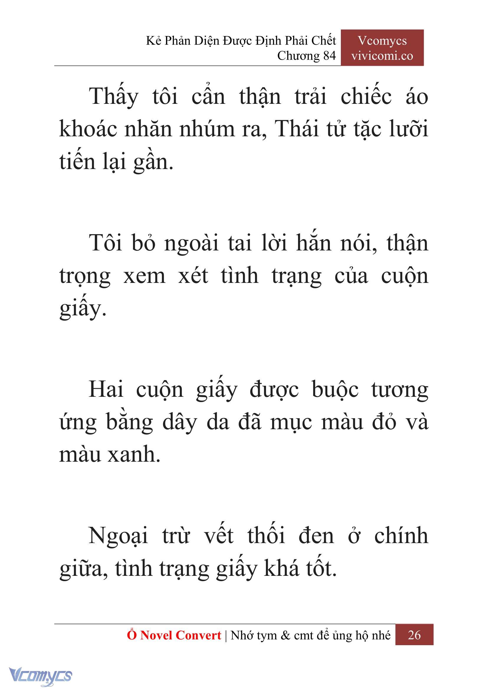 [Novel] Kẻ Phản Diện Được Định Phải Chết Chap 84 - Next 