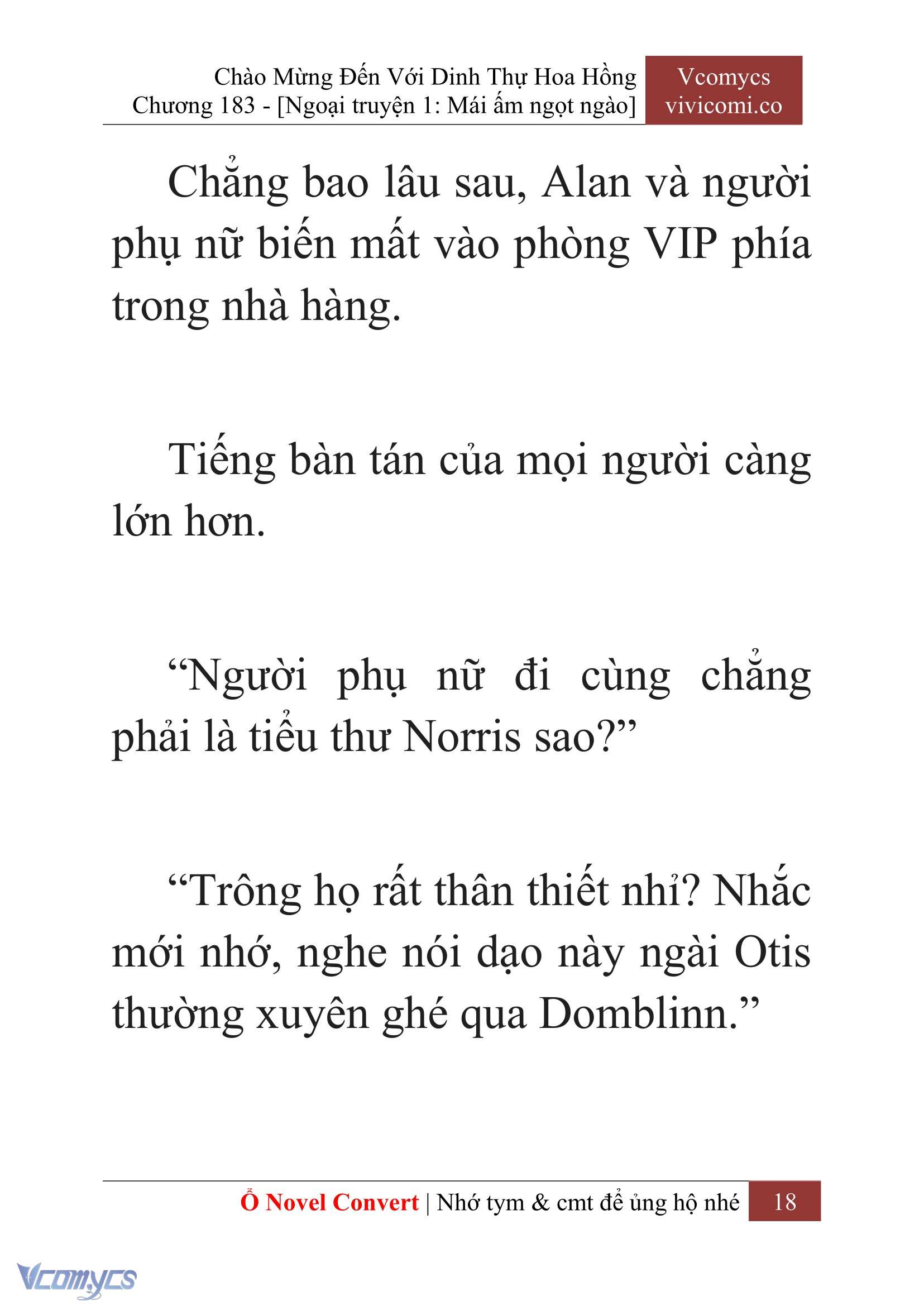 [Novel] Chào Mừng Đến Với Dinh Thự Hoa Hồng Chap 183 - Next Chap 184