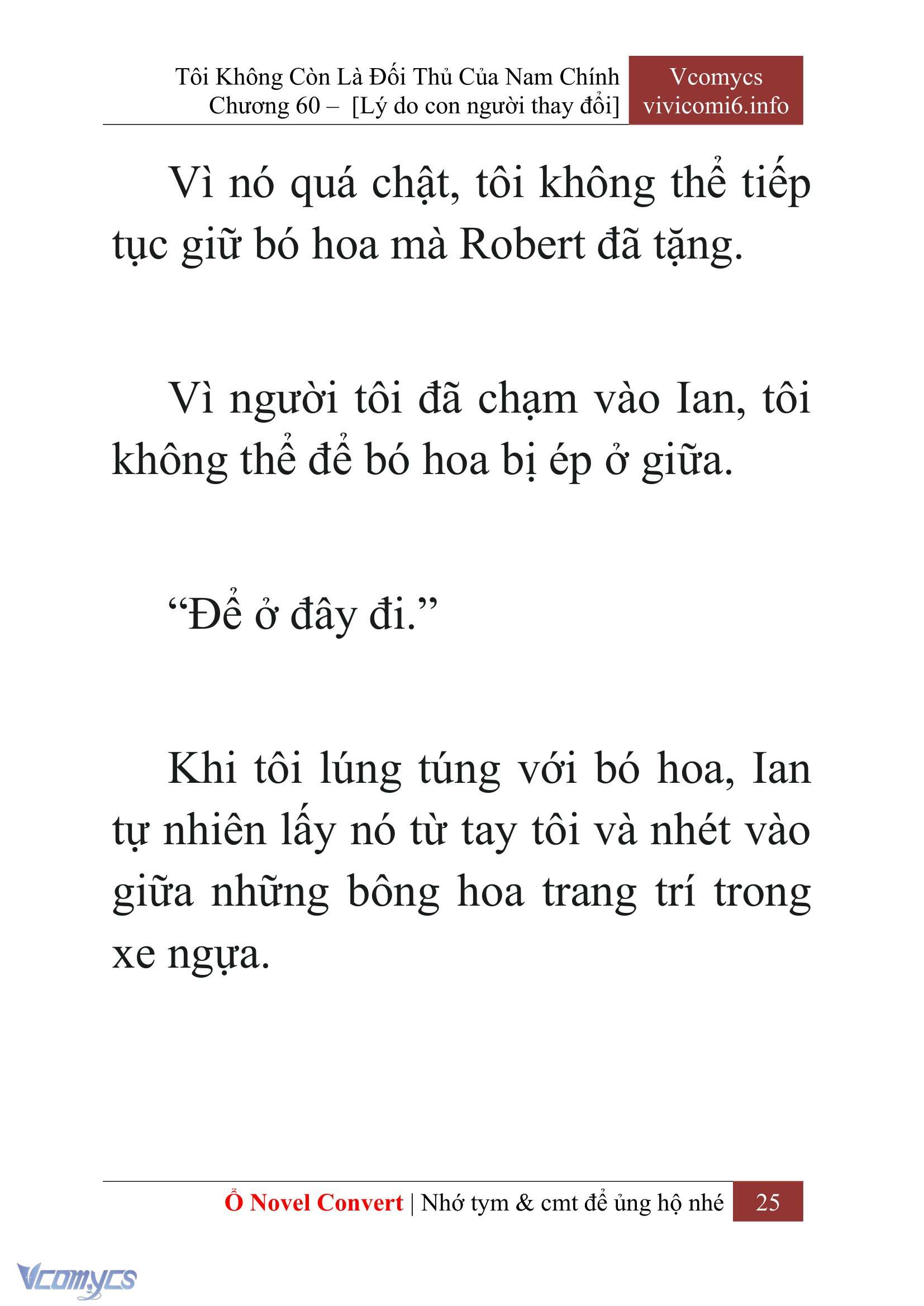 [Novel] Tôi Không Còn Là Đối Thủ Của Nam Chính Chap 60 - Trang 2