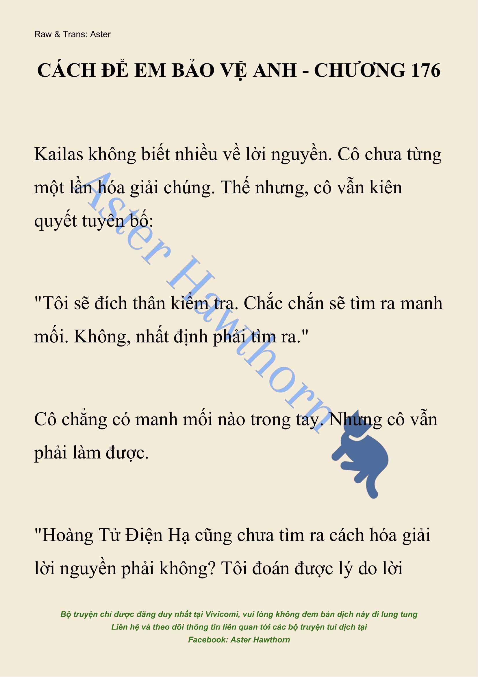 [NOVEL] Cách Để Em Bảo Vệ Anh Chap 176 - Next Chap 177