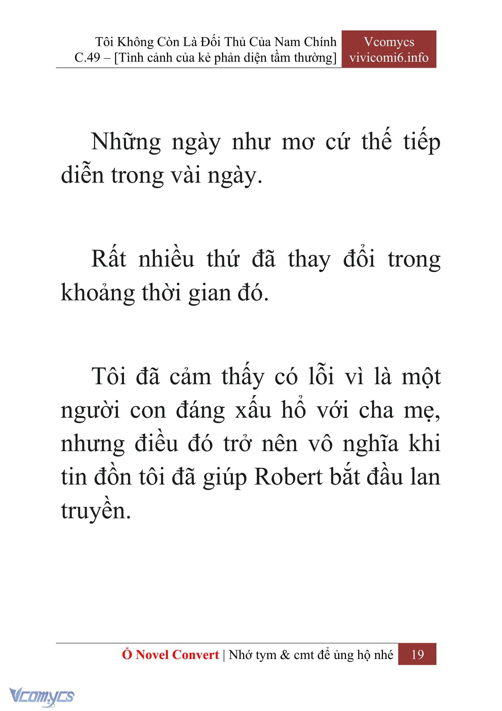 [Novel] Tôi Không Còn Là Đối Thủ Của Nam Chính Chap 49 - Trang 2