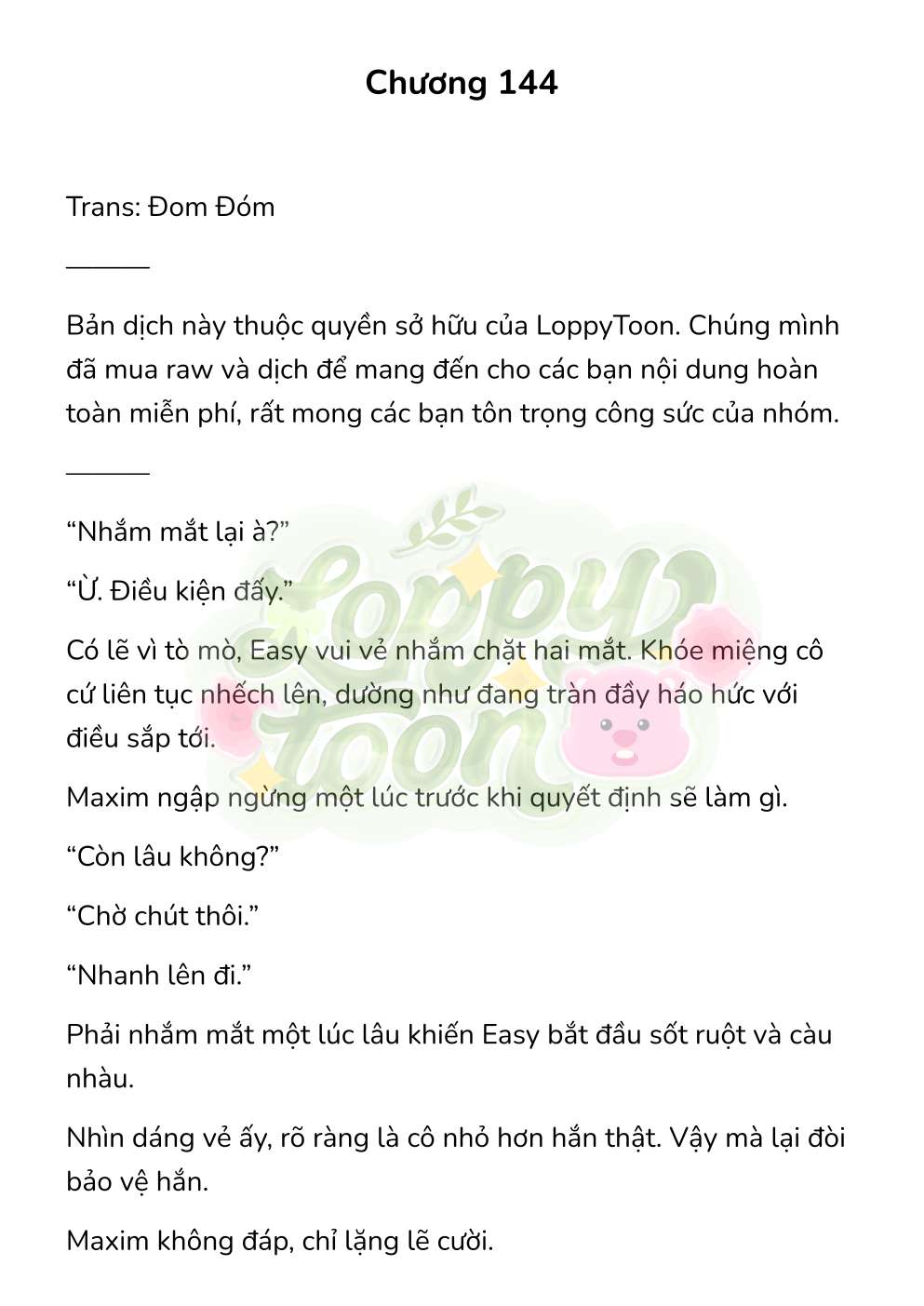 [Novel] Trận Chiến Ly Hôn! Chap 144 - Next Chap 145