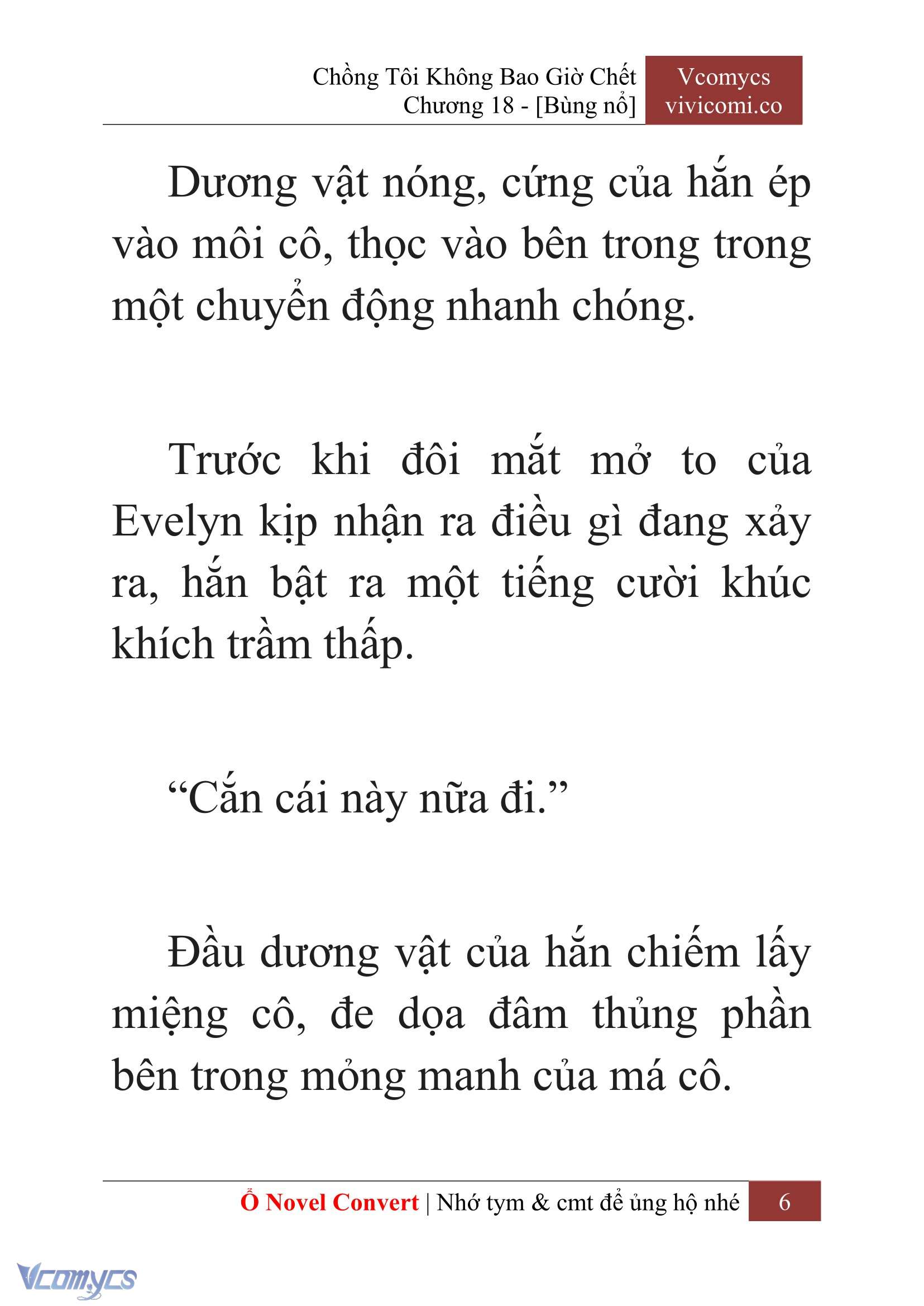 [Novel] Chồng Tôi Không Bao Giờ Chết Chap 18 - Trang 2