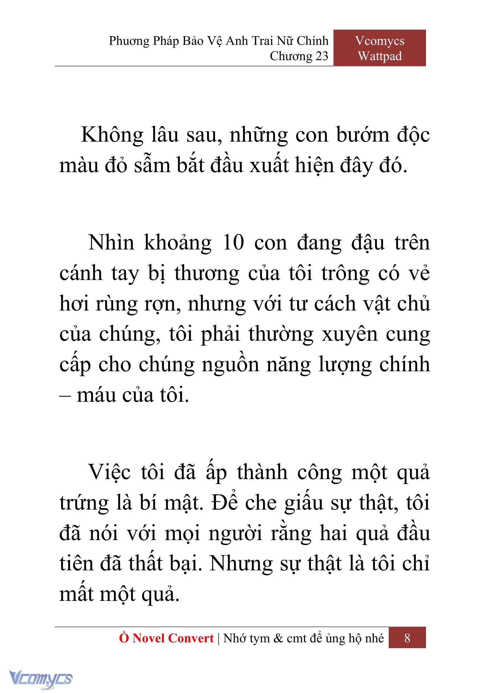 [Novel] Phương Pháp Bảo Vệ Anh Trai Nữ Chính Chap 23 - Next Chap 24