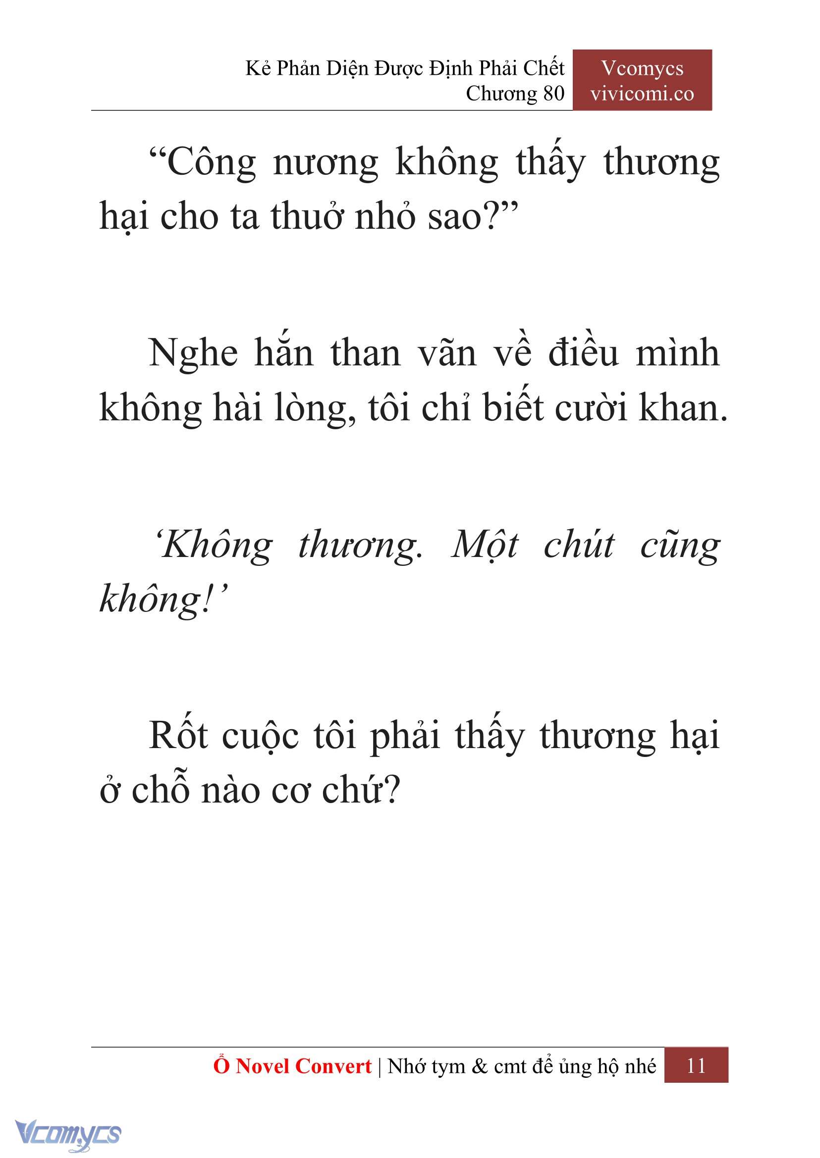 [Novel] Kẻ Phản Diện Được Định Phải Chết Chap 80 - Trang 2