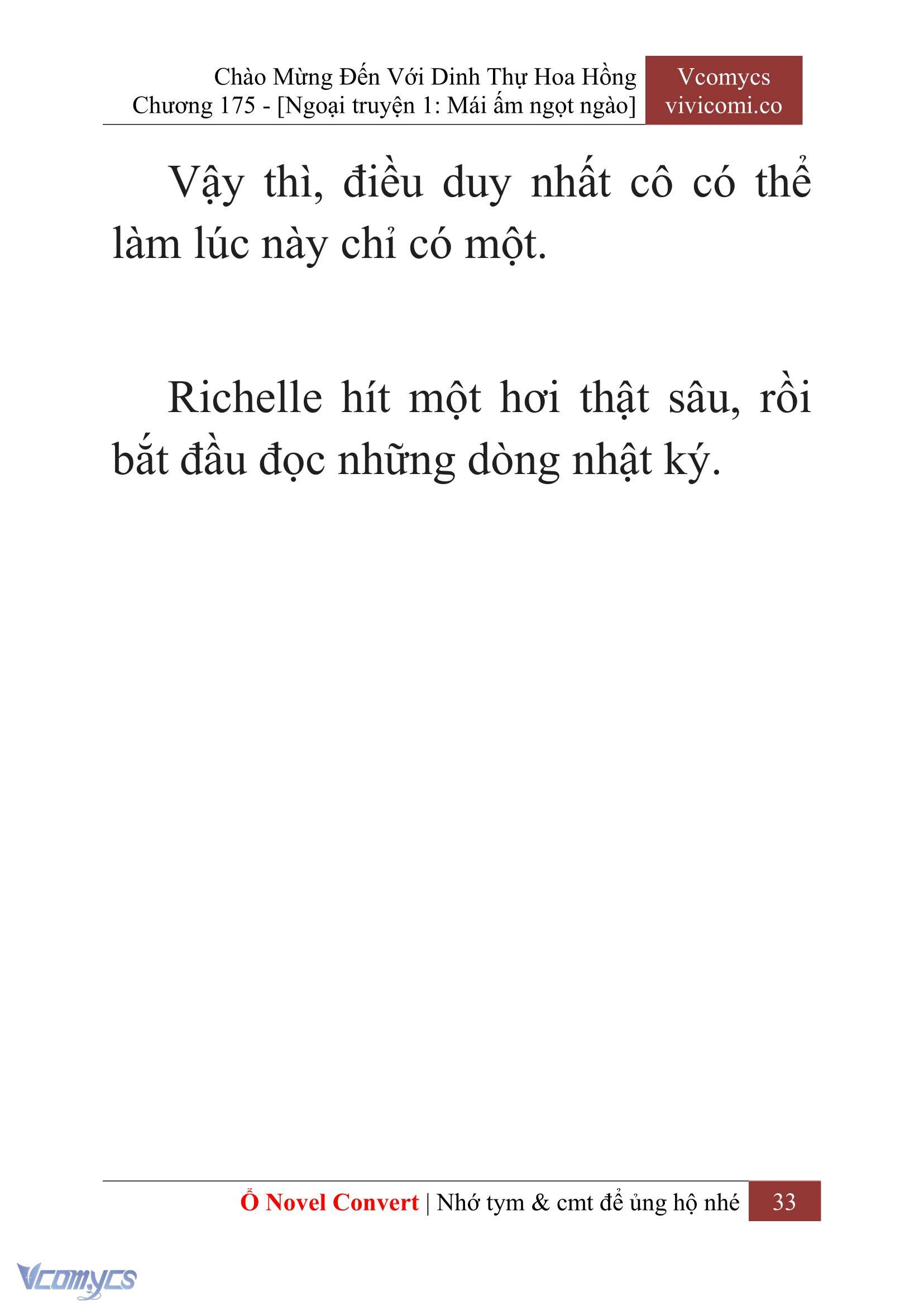 [Novel] Chào Mừng Đến Với Dinh Thự Hoa Hồng Chap 175 - Trang 2