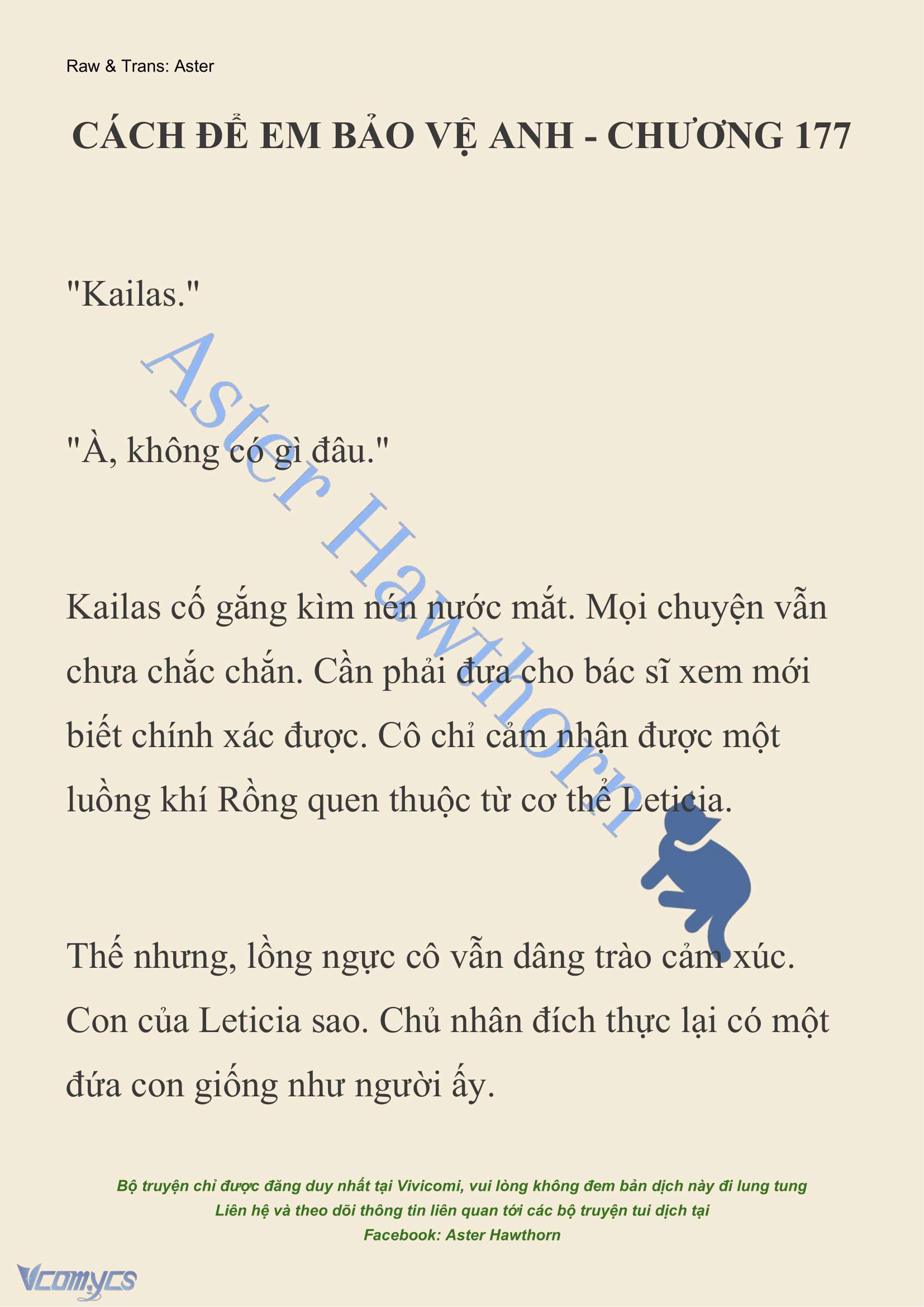 [NOVEL] Cách Để Em Bảo Vệ Anh Chap 177 - Next Chap 178