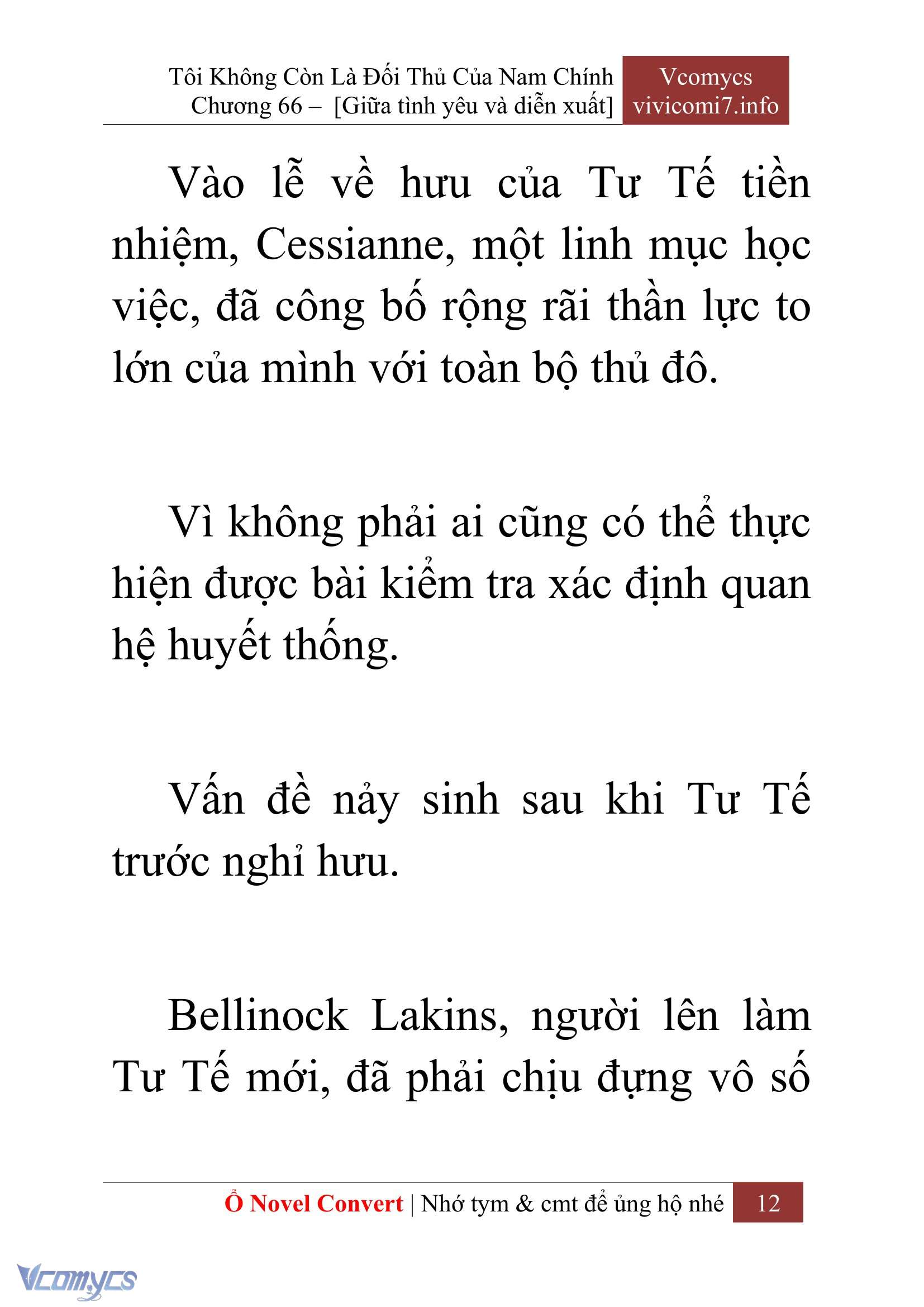 [Novel] Tôi Không Còn Là Đối Thủ Của Nam Chính Chap 66 - Trang 2