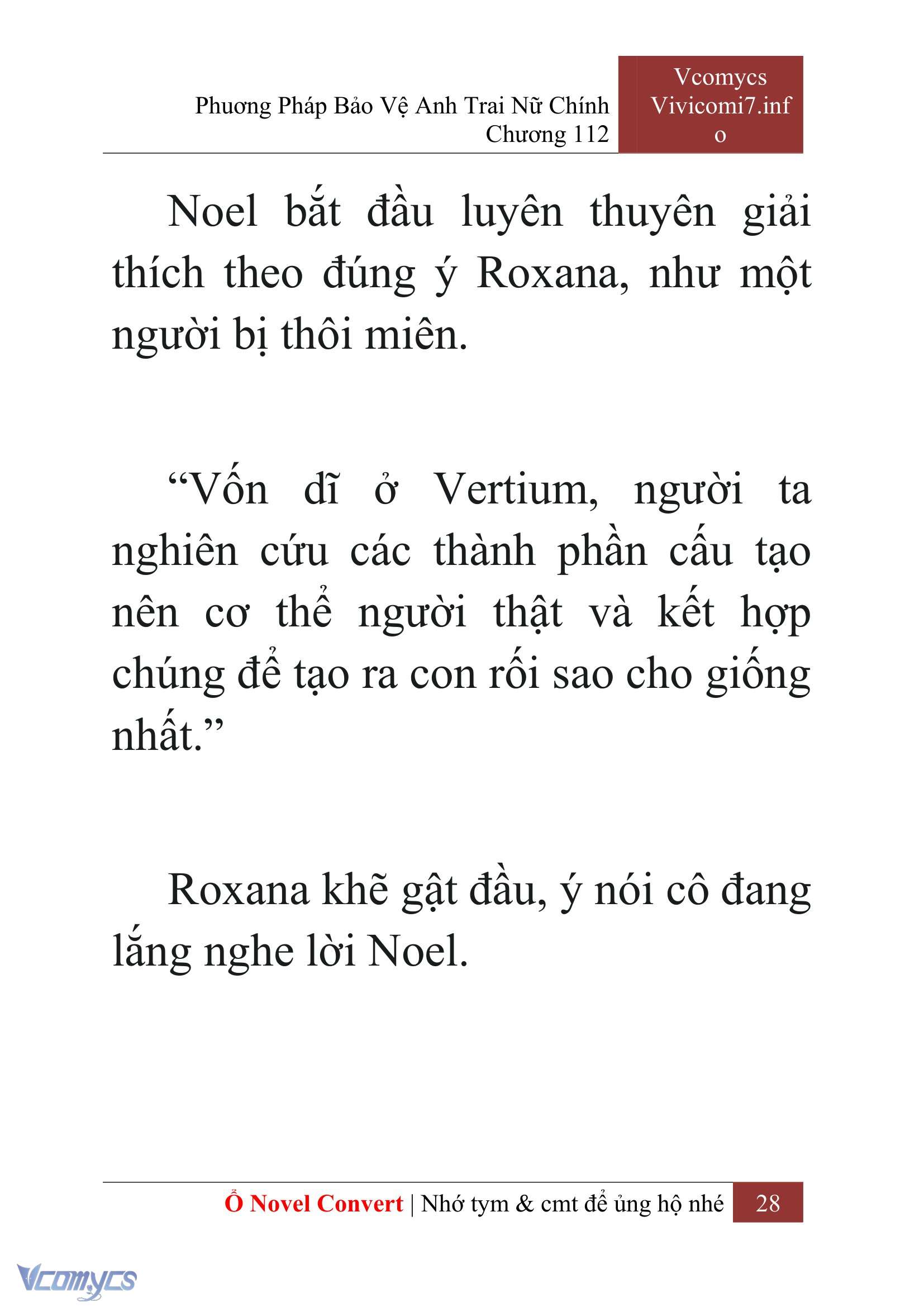 [Novel] Phương Pháp Bảo Vệ Anh Trai Nữ Chính Chap 112 - Next Chap 113