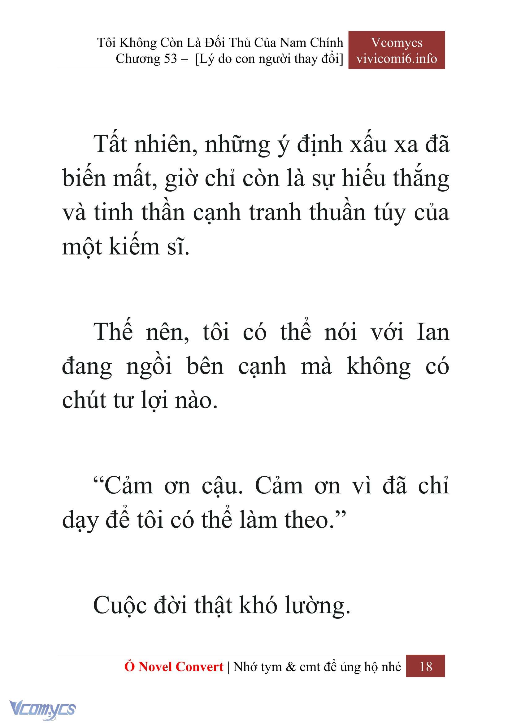 [Novel] Tôi Không Còn Là Đối Thủ Của Nam Chính Chap 53 - Trang 2