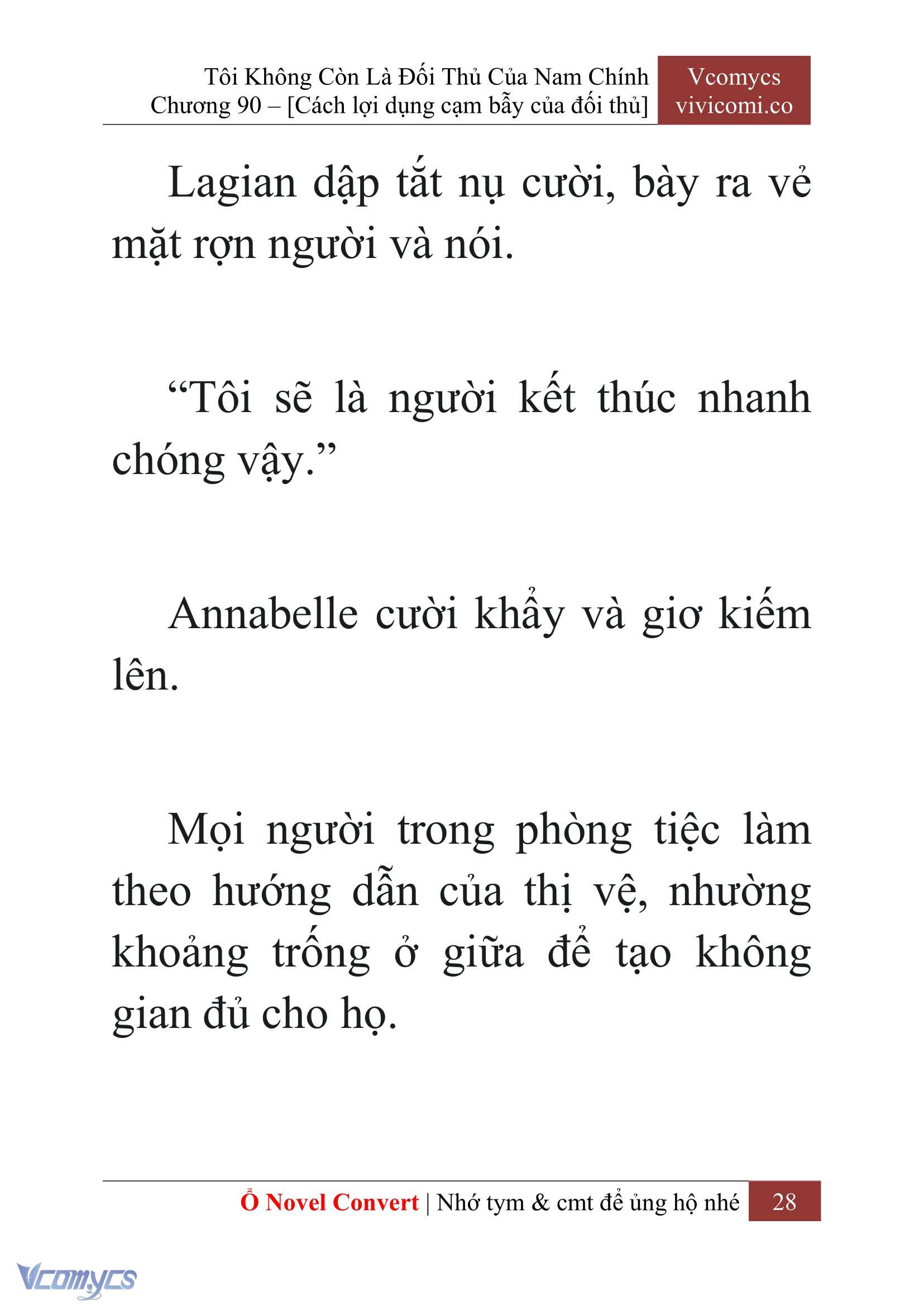 [Novel] Tôi Không Còn Là Đối Thủ Của Nam Chính Chap 90 - Trang 2