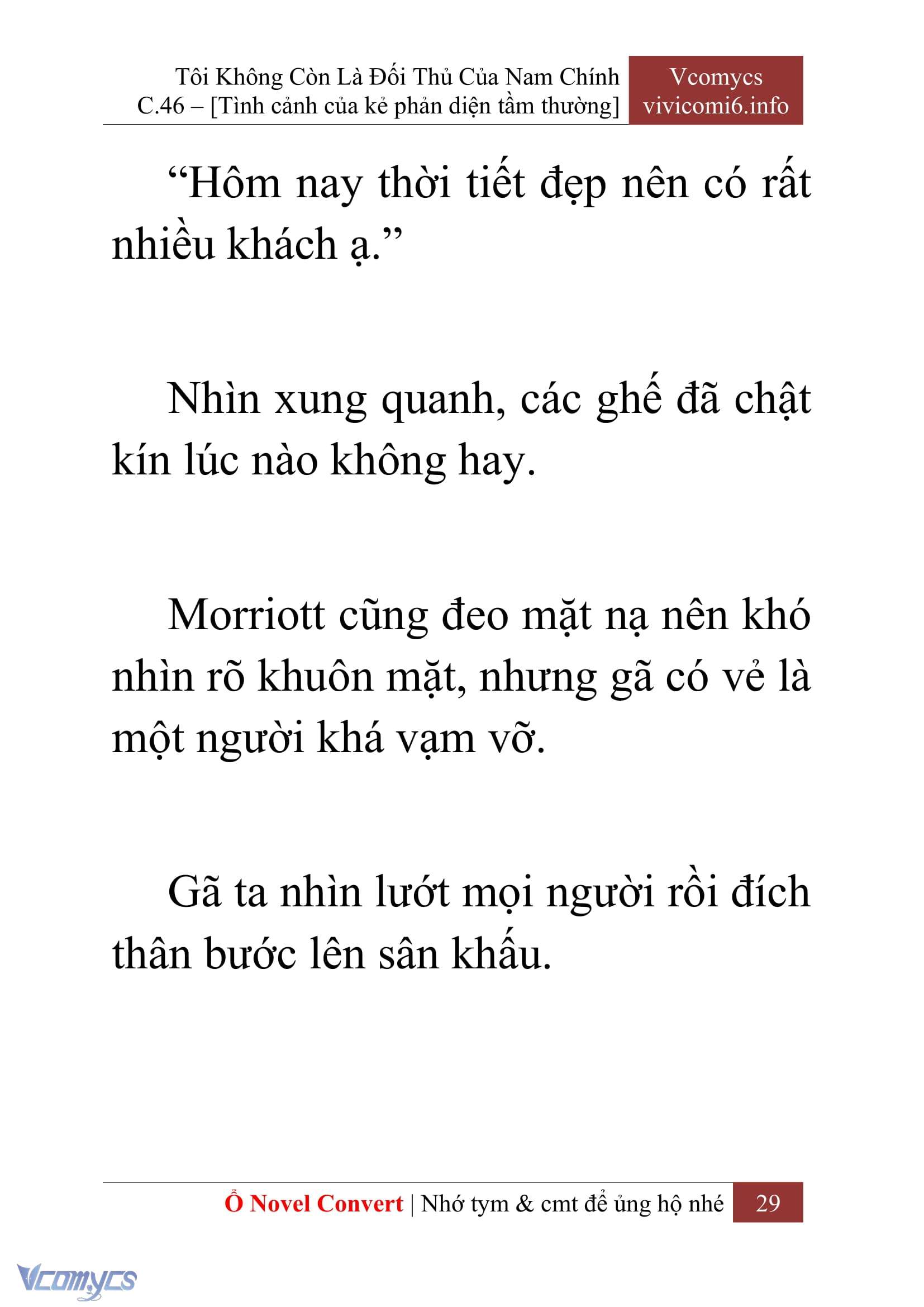 [Novel] Tôi Không Còn Là Đối Thủ Của Nam Chính Chap 46 - Trang 2