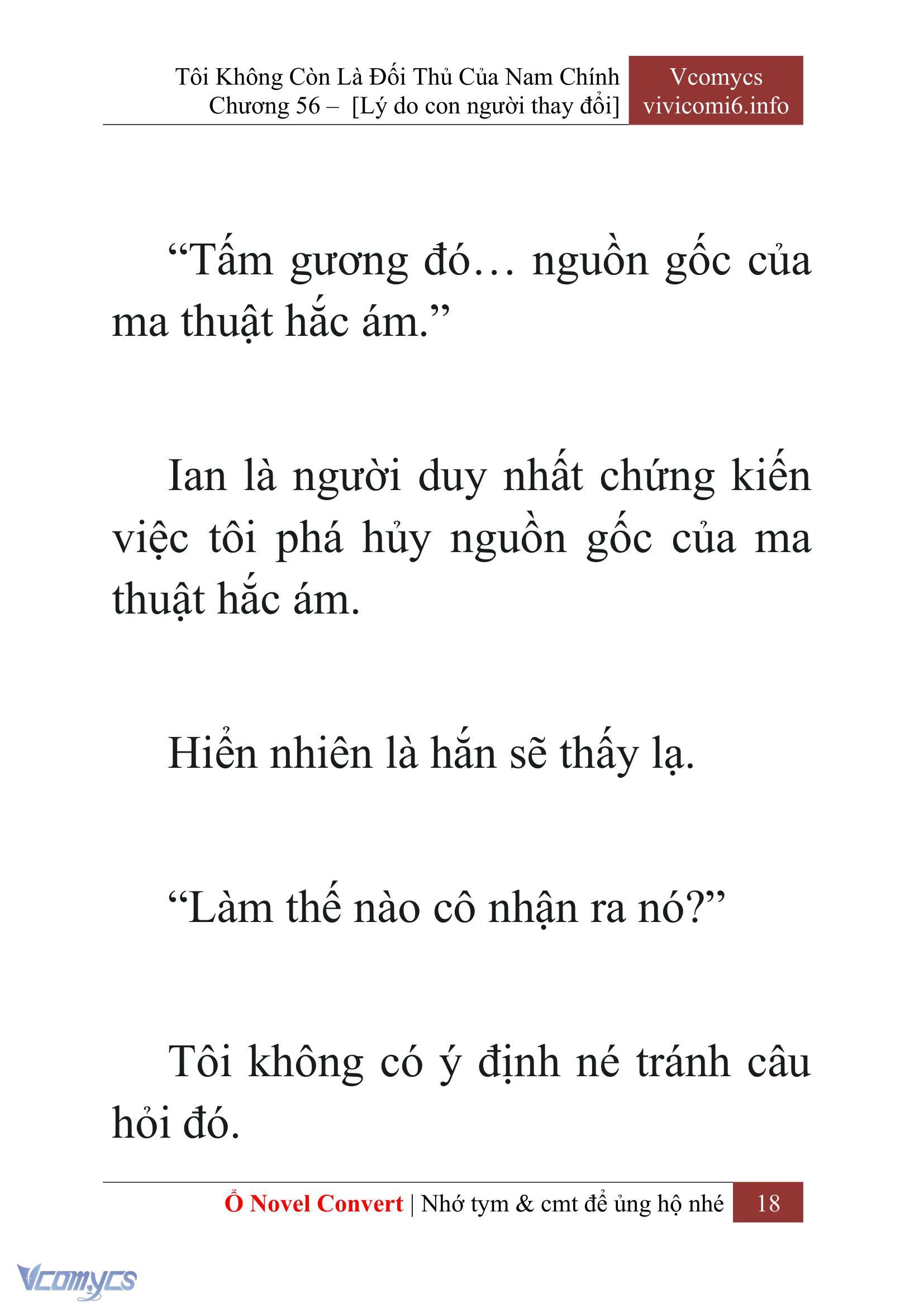 [Novel] Tôi Không Còn Là Đối Thủ Của Nam Chính Chap 56 - Trang 2
