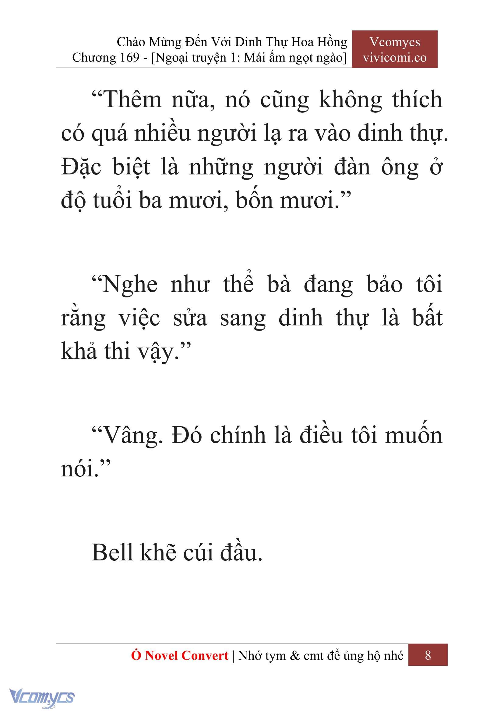 [Novel] Chào Mừng Đến Với Dinh Thự Hoa Hồng Chap 169 - Trang 2