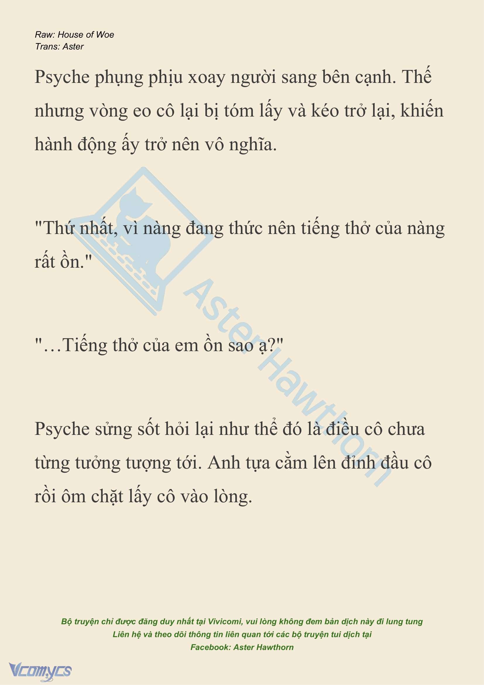 [NOVEL] Dành Cho Các Nữ Thần: Dành cho Psyche Chap 20 - Trang 2