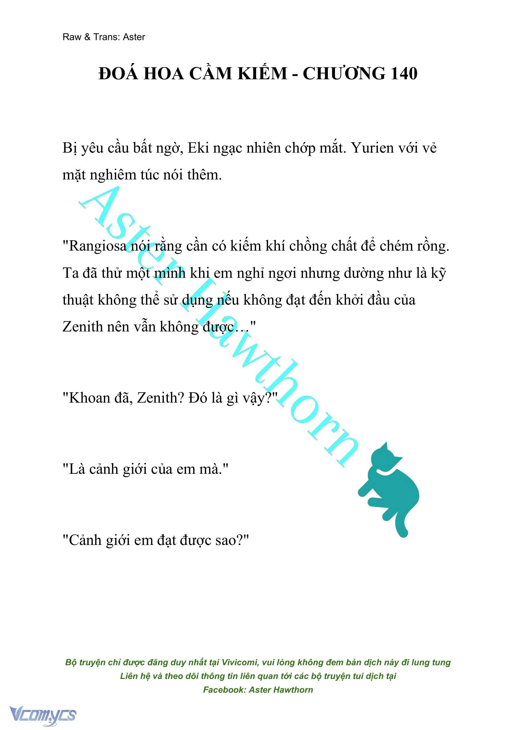 [NOVEL] Đóa Hoa Cầm Kiếm Chap 140 - Next Chap 141