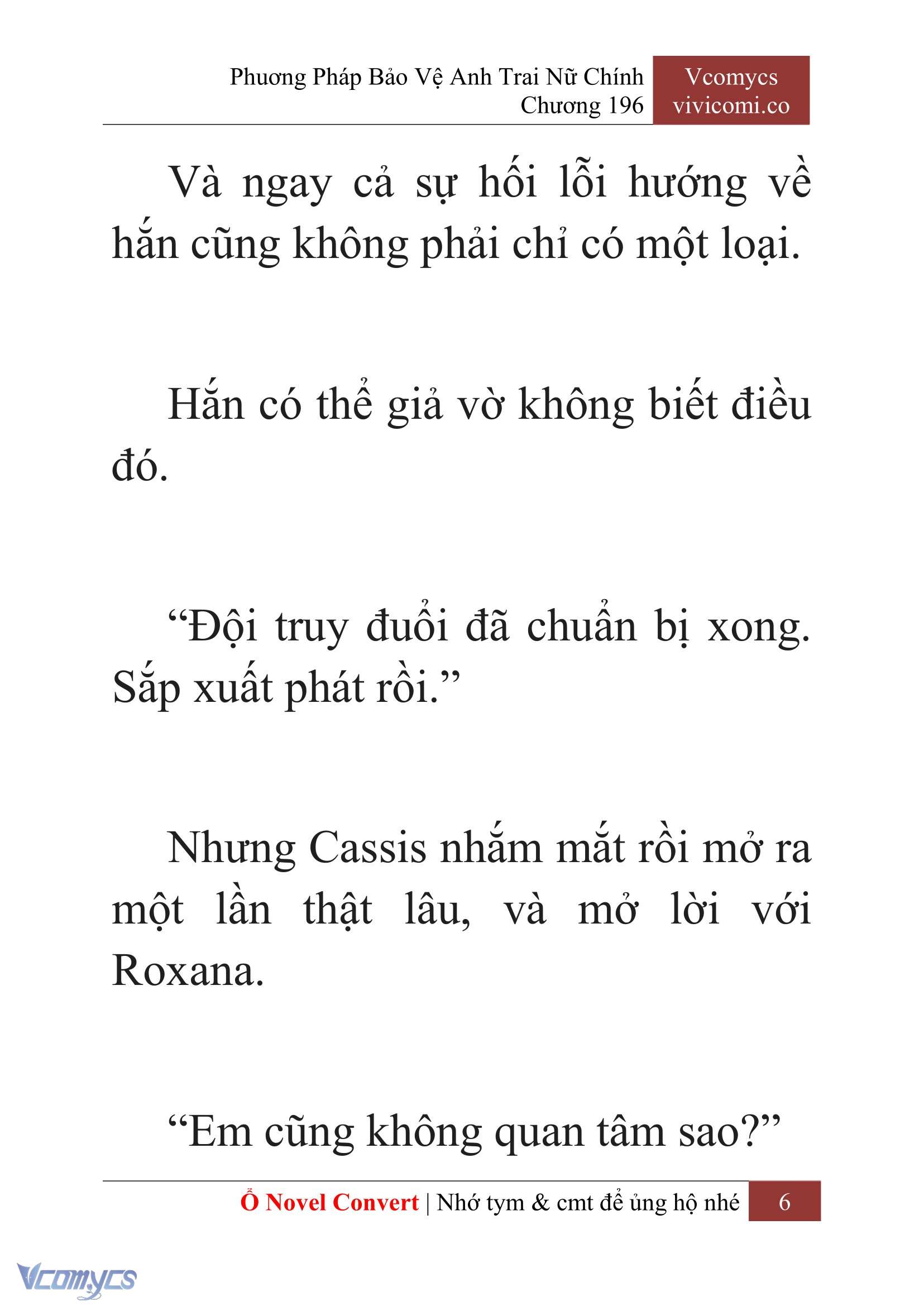 [Novel] Phương Pháp Bảo Vệ Anh Trai Nữ Chính Chap 196 - Trang 2