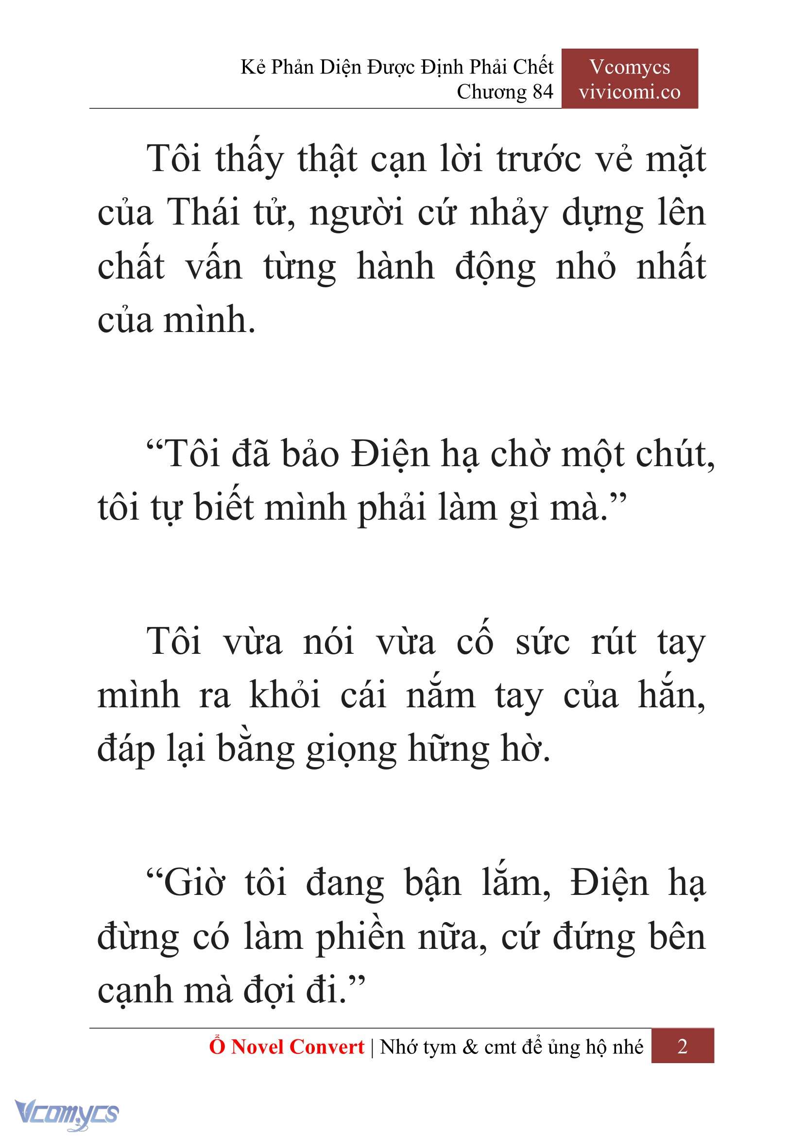 [Novel] Kẻ Phản Diện Được Định Phải Chết Chap 84 - Next 