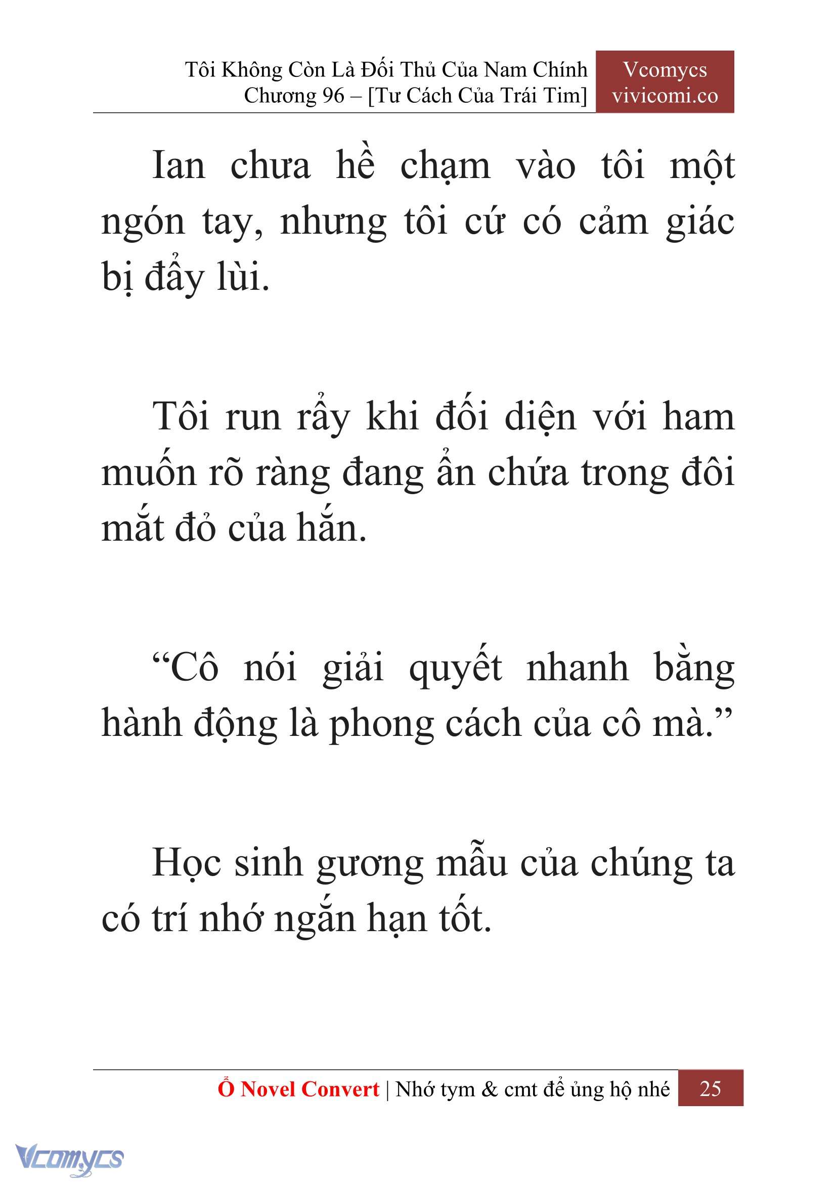 [Novel] Tôi Không Còn Là Đối Thủ Của Nam Chính Chap 96 - Trang 2
