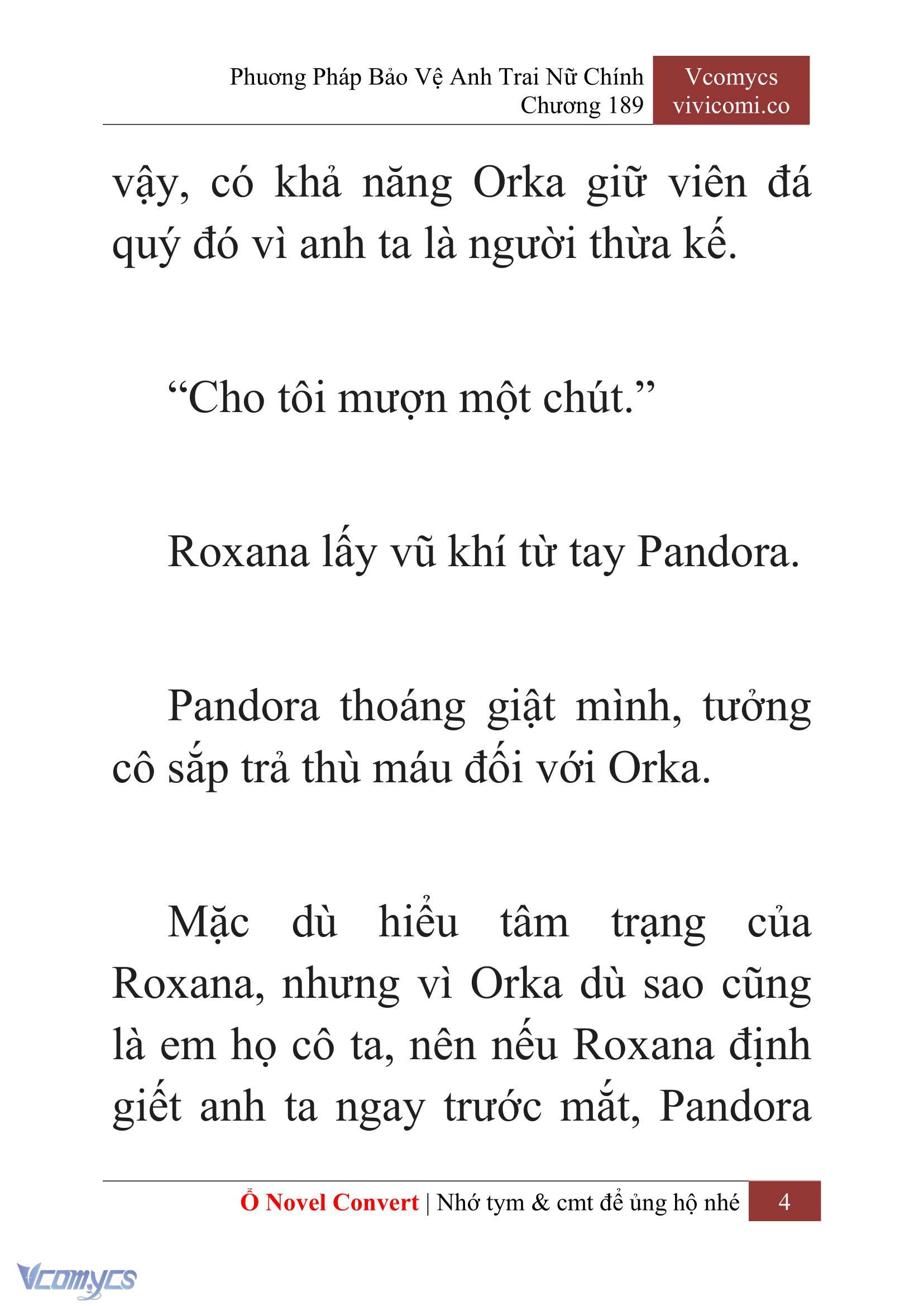 [Novel] Phương Pháp Bảo Vệ Anh Trai Nữ Chính Chap 189 - Trang 2