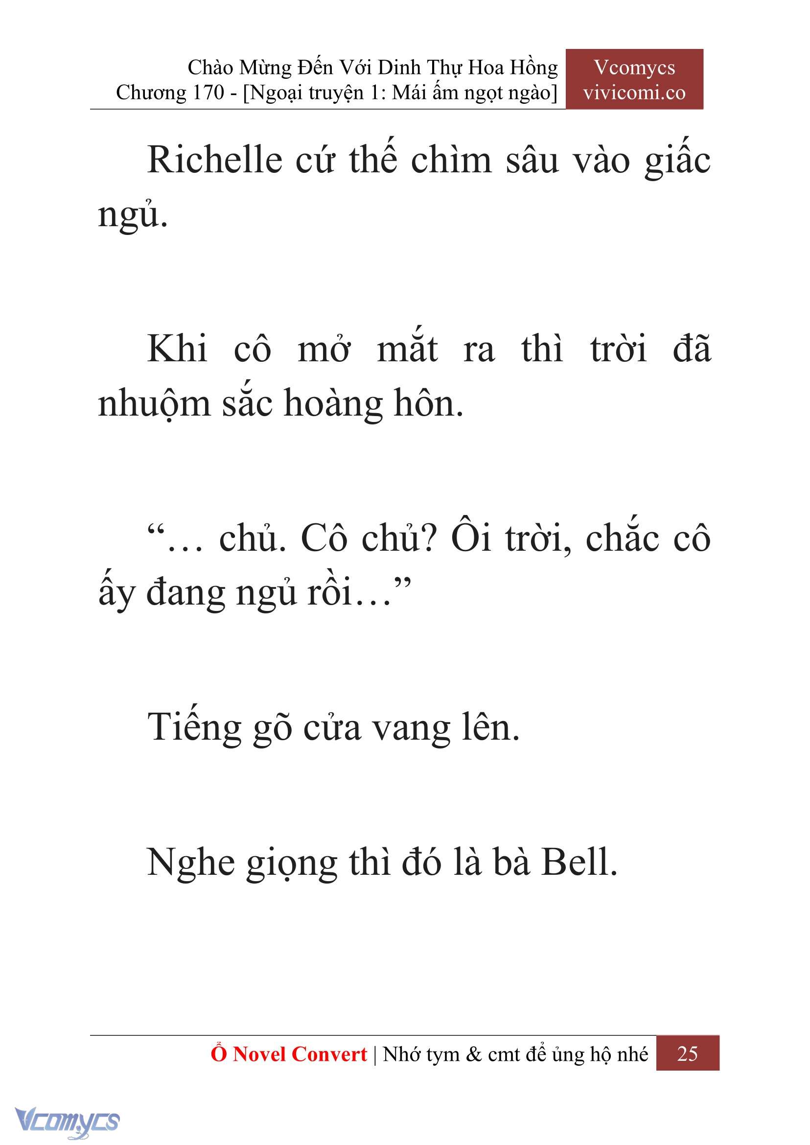 [Novel] Chào Mừng Đến Với Dinh Thự Hoa Hồng Chap 170 - Trang 2