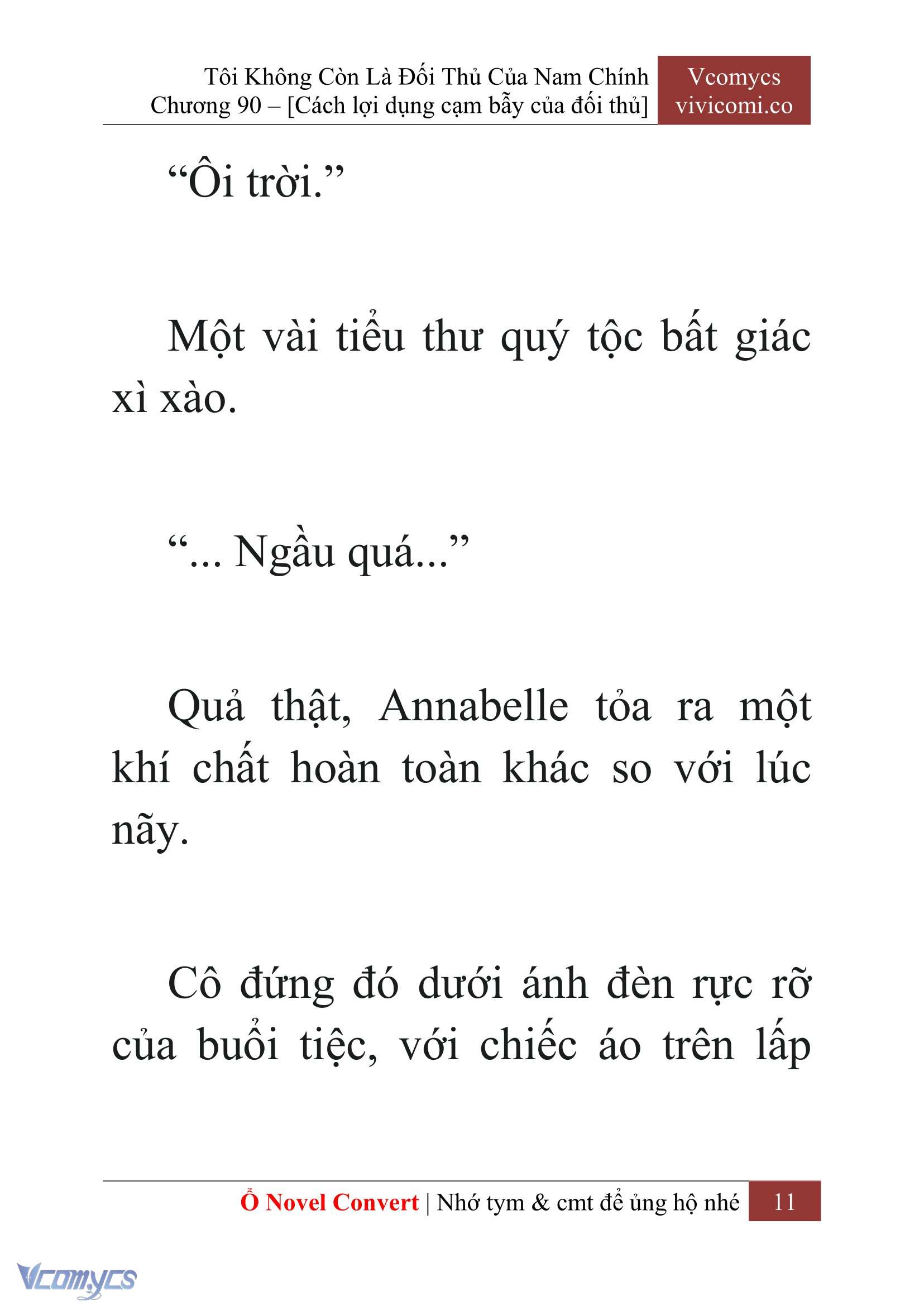 [Novel] Tôi Không Còn Là Đối Thủ Của Nam Chính Chap 90 - Trang 2