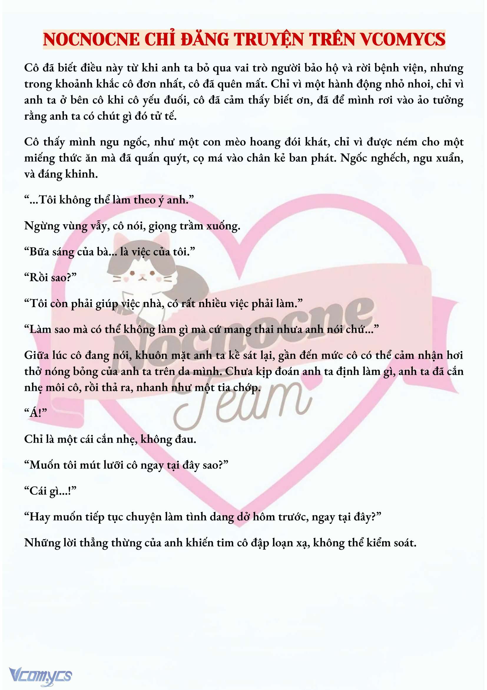 [NOVEL] MANG THAI, CƯỠNG ĐOẠT Chap 19 - Next Chap 20