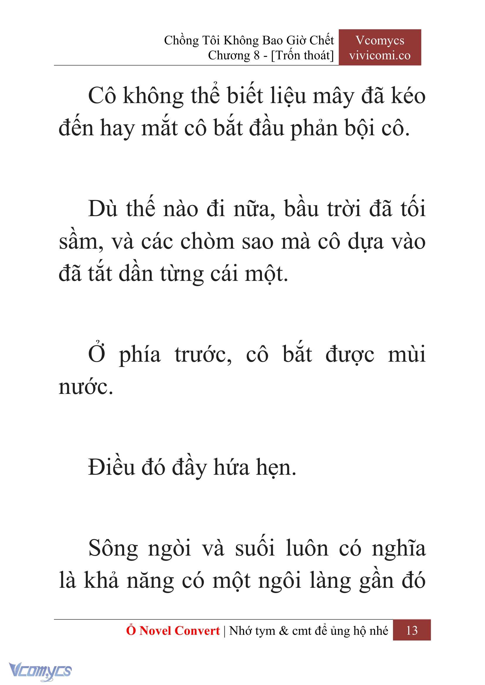 [Novel] Chồng Tôi Không Bao Giờ Chết Chap 8 - Next Chap 9