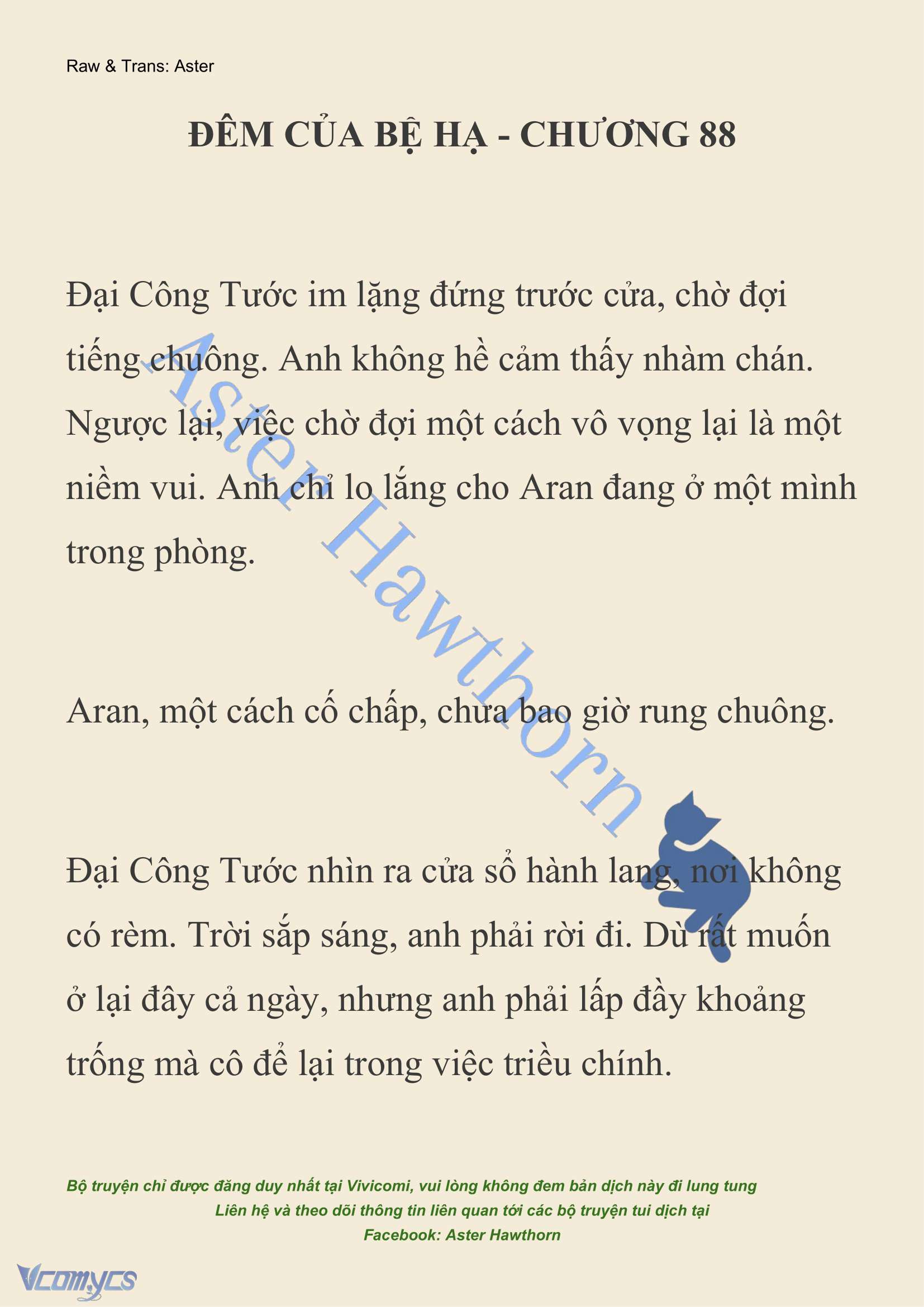 [NOVEL] Đêm Của Bệ Hạ Chap 88 - Next Chap 89