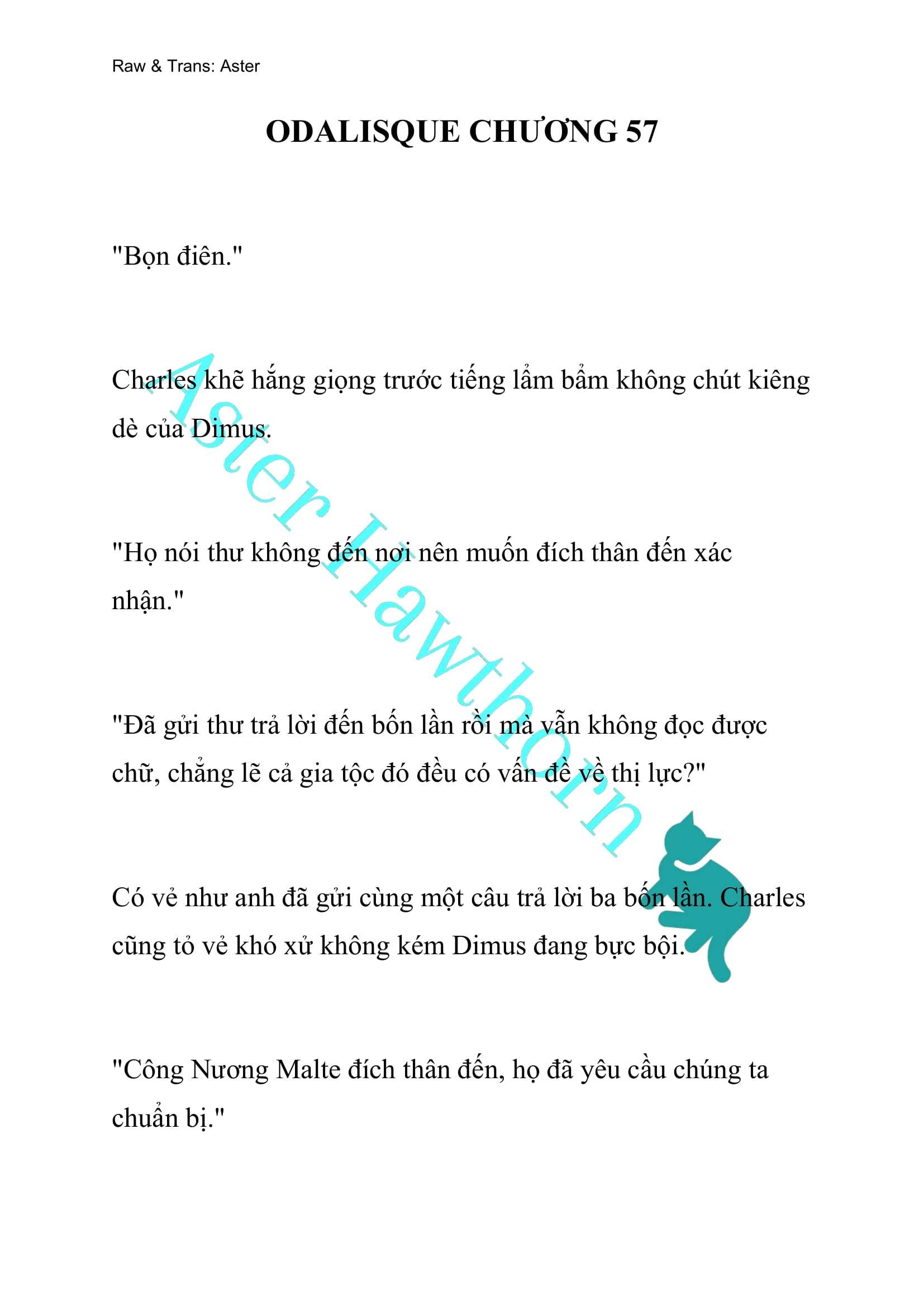 [NOVEL] Odalisque Chap 57 - Next Chap 58