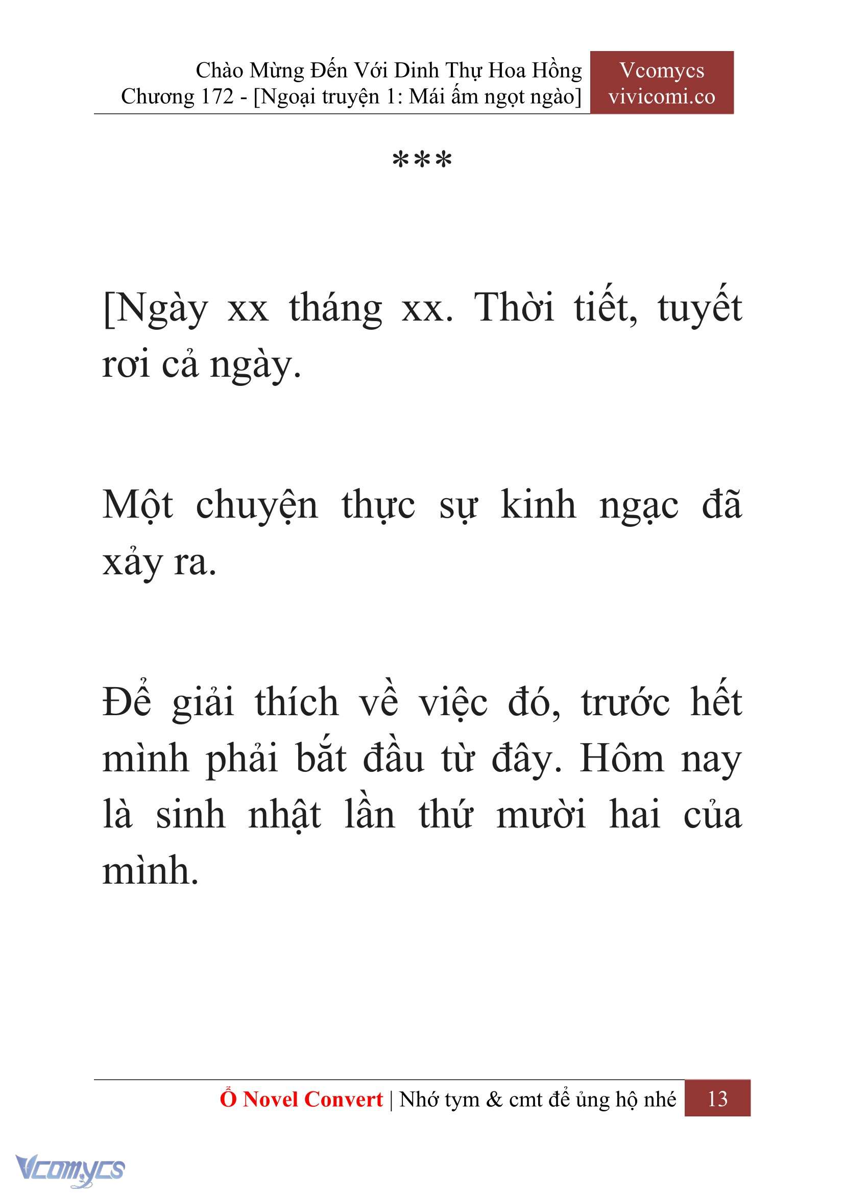 [Novel] Chào Mừng Đến Với Dinh Thự Hoa Hồng Chap 172 - Trang 2